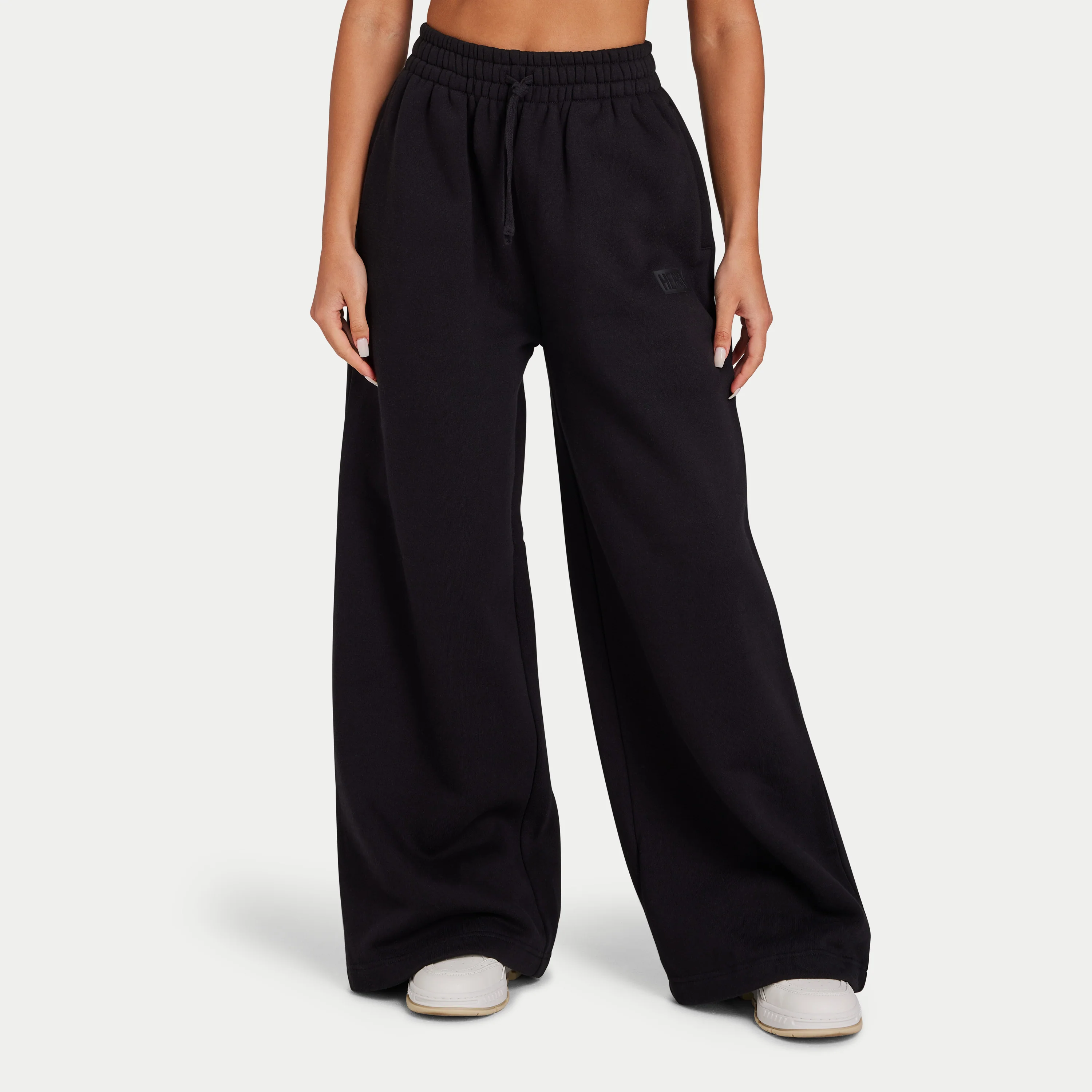 REWEAR Collective Wide Leg Sweatpant - Black