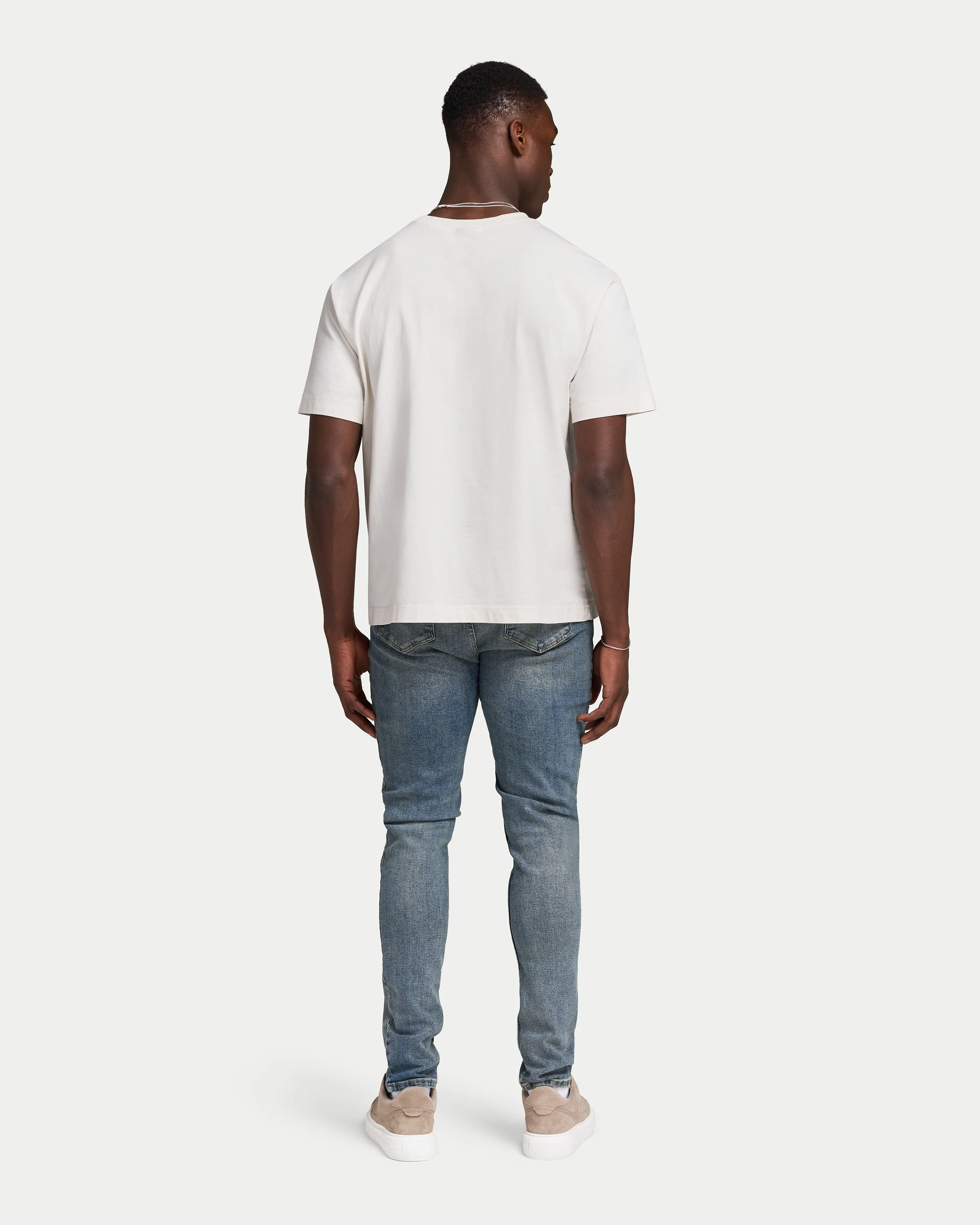 Mens Blanks Oversized T-shirt - Image 4