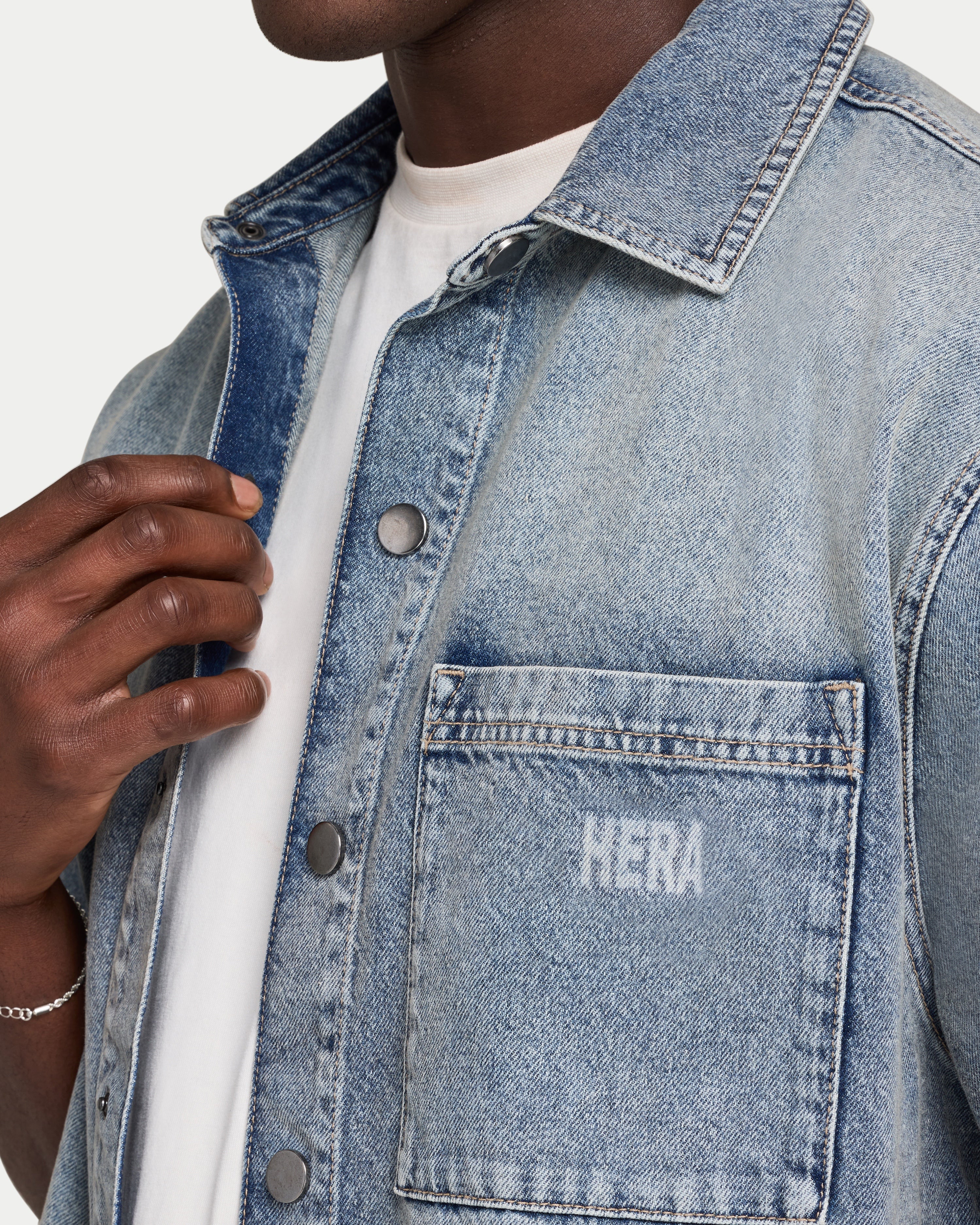 Mens Denim Shirt - Image 7