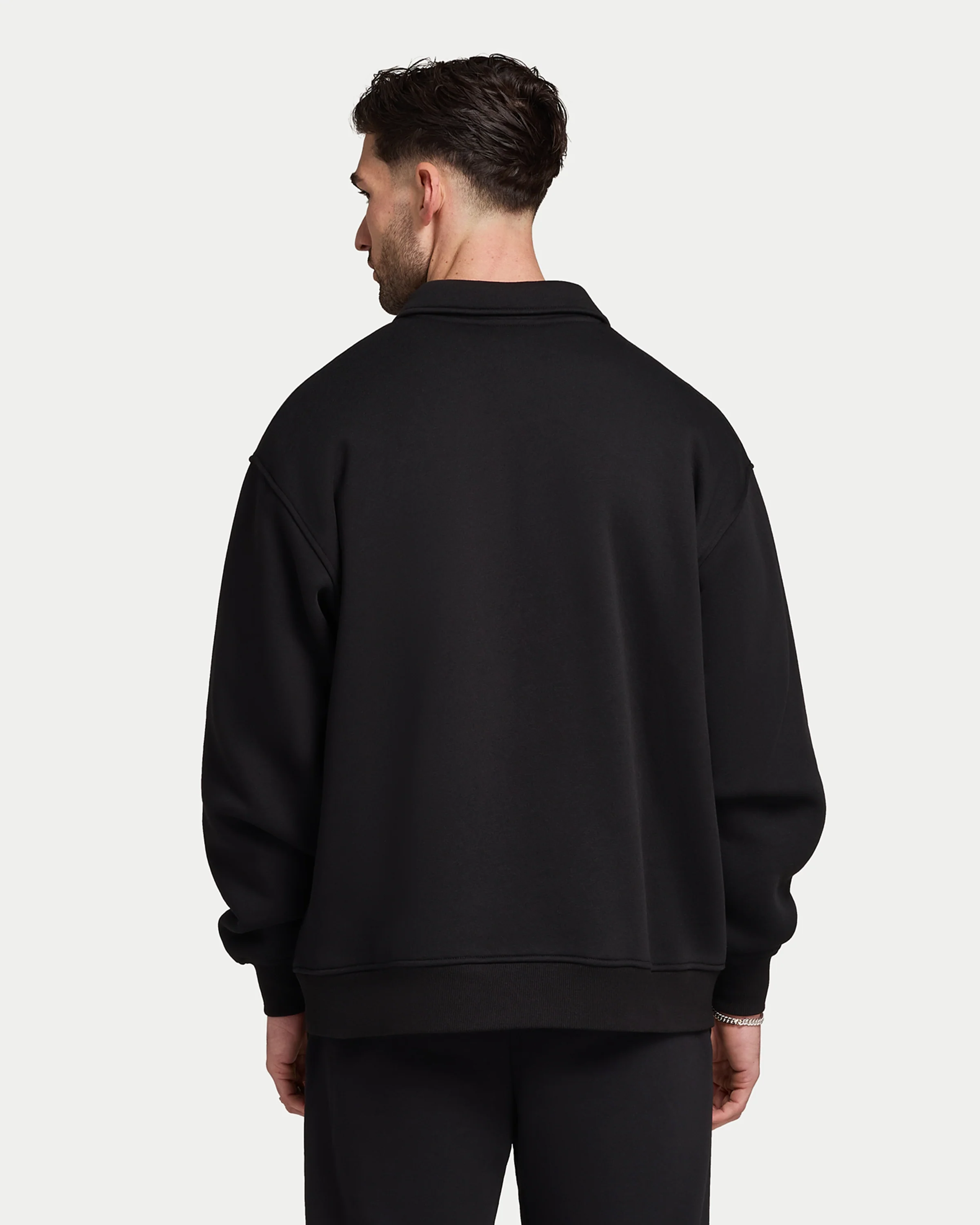 Mens Collective Oversized ¼ Zip Sweatshirt - Image 2