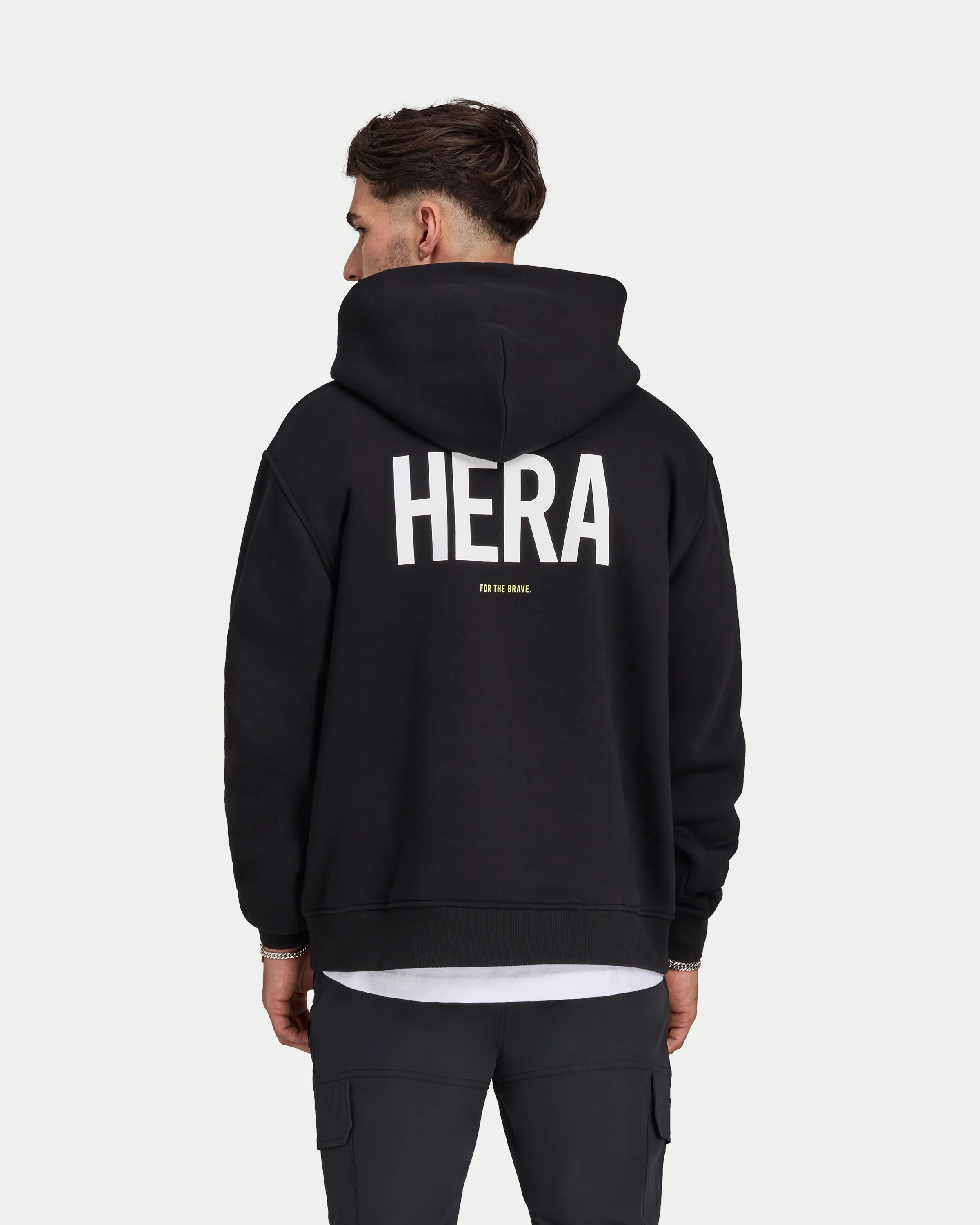 Mens For the Brave Oversized Hoodie - Image 2