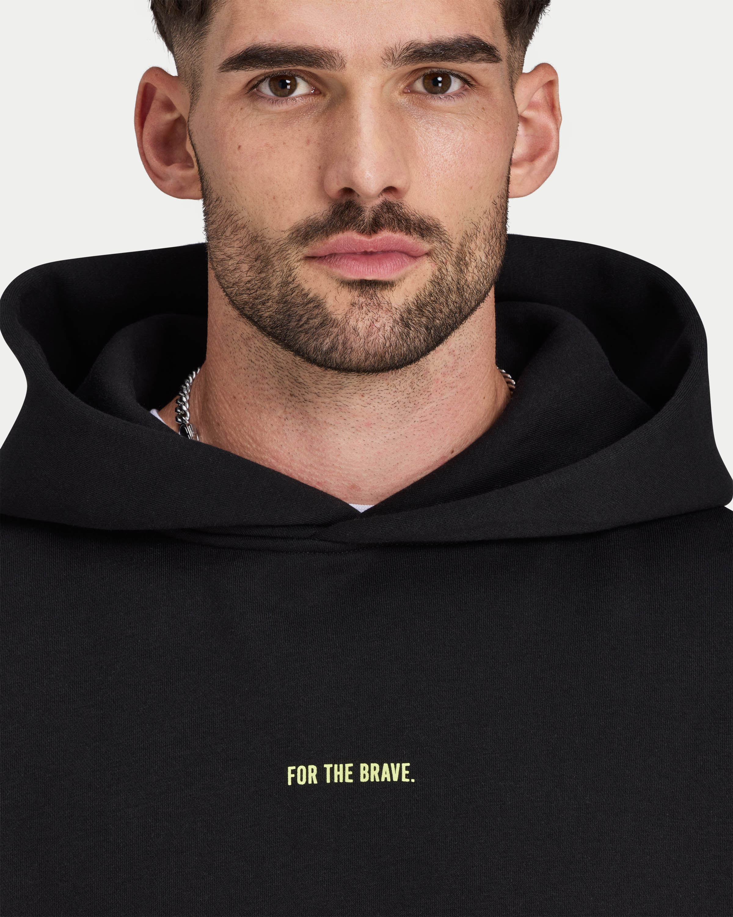 Mens For the Brave Oversized Hoodie - Image 6