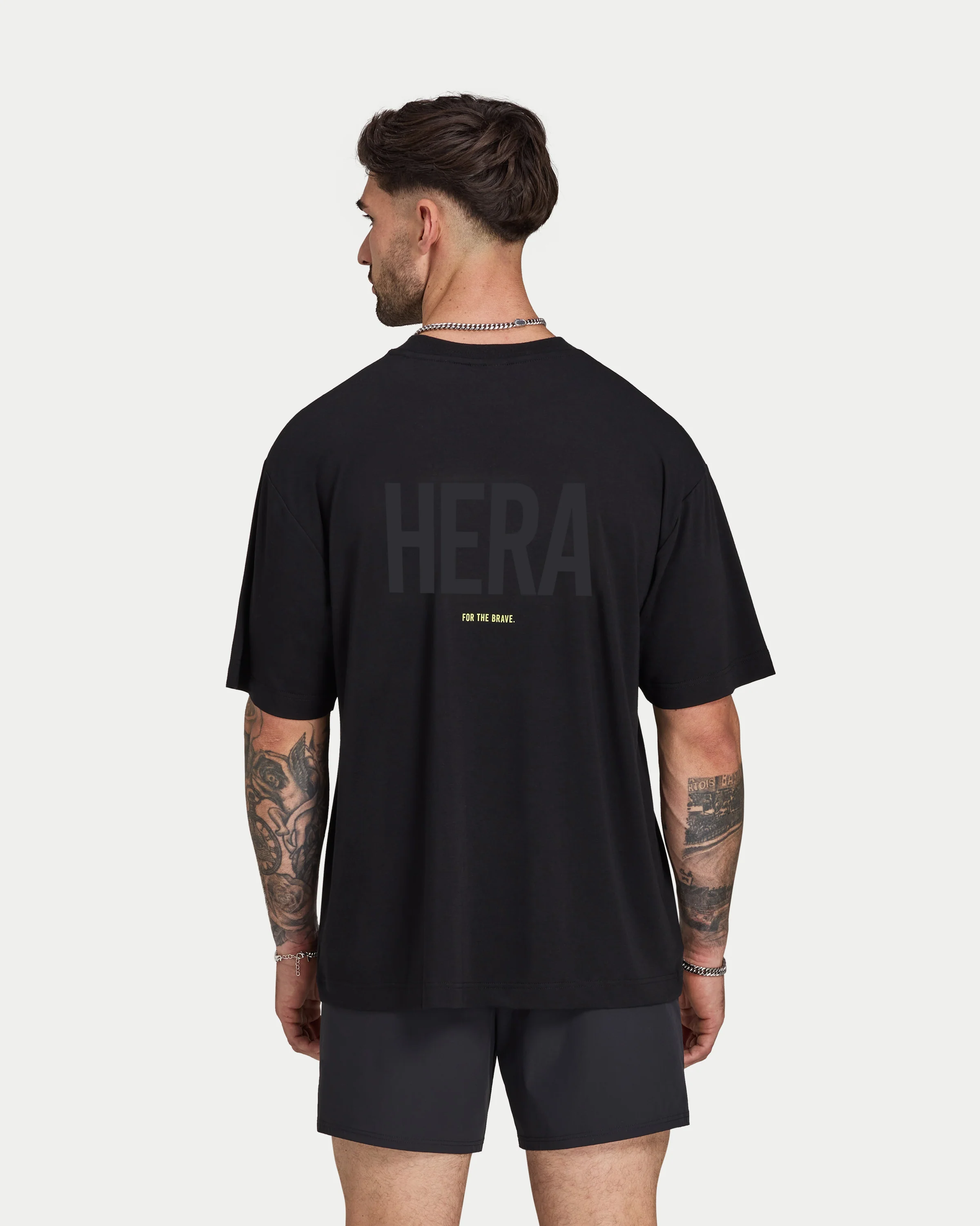 Mens For the Brave Oversized T-Shirt - Image 2