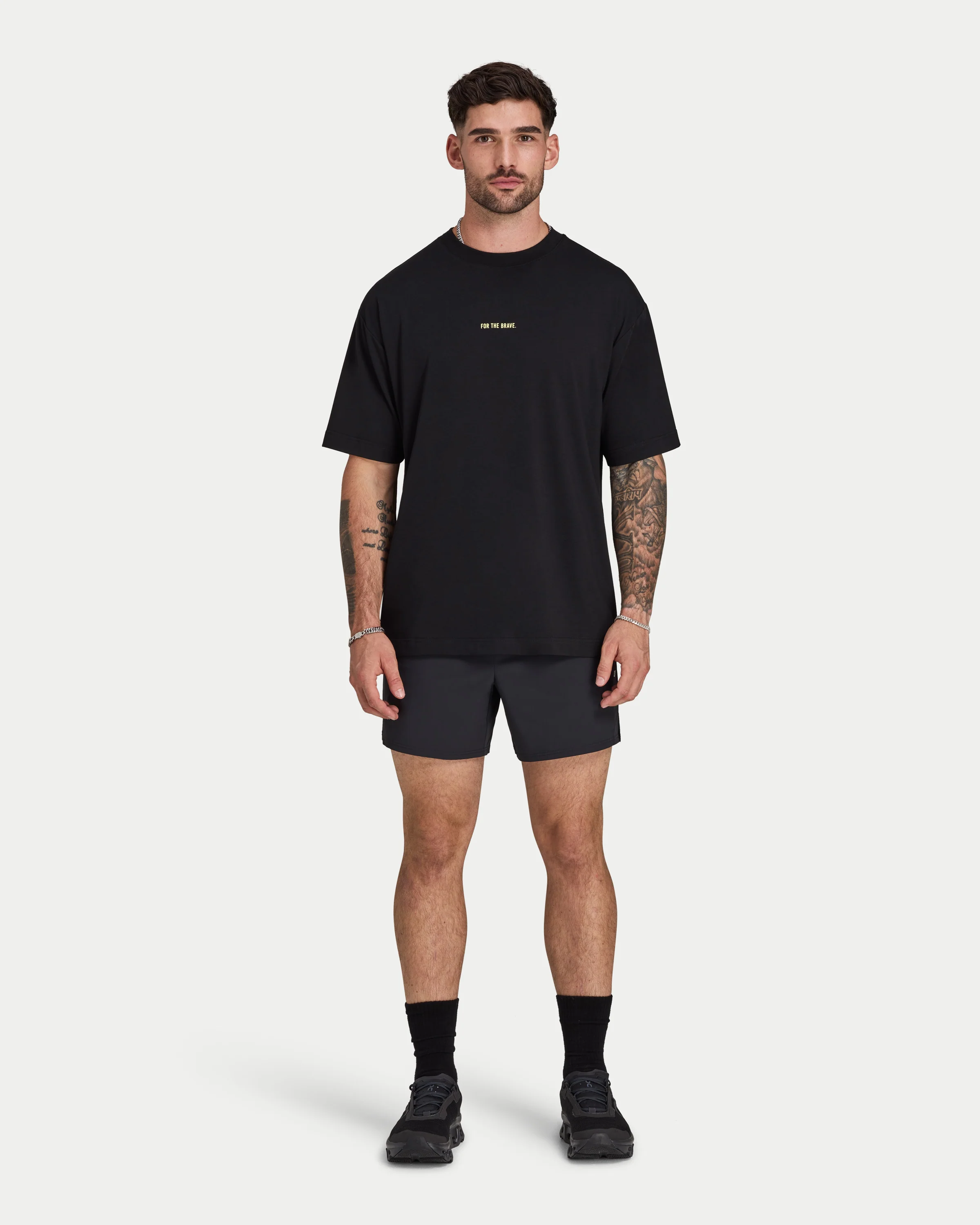 Mens For the Brave Oversized T-Shirt - Image 4