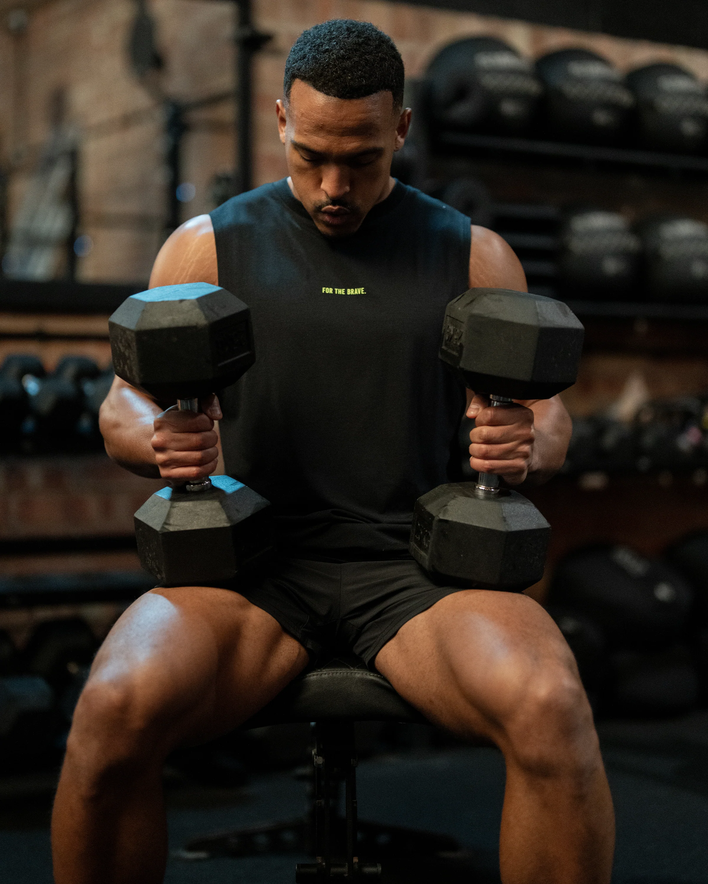 Mens For the Brave Oversized Tank - Image 3