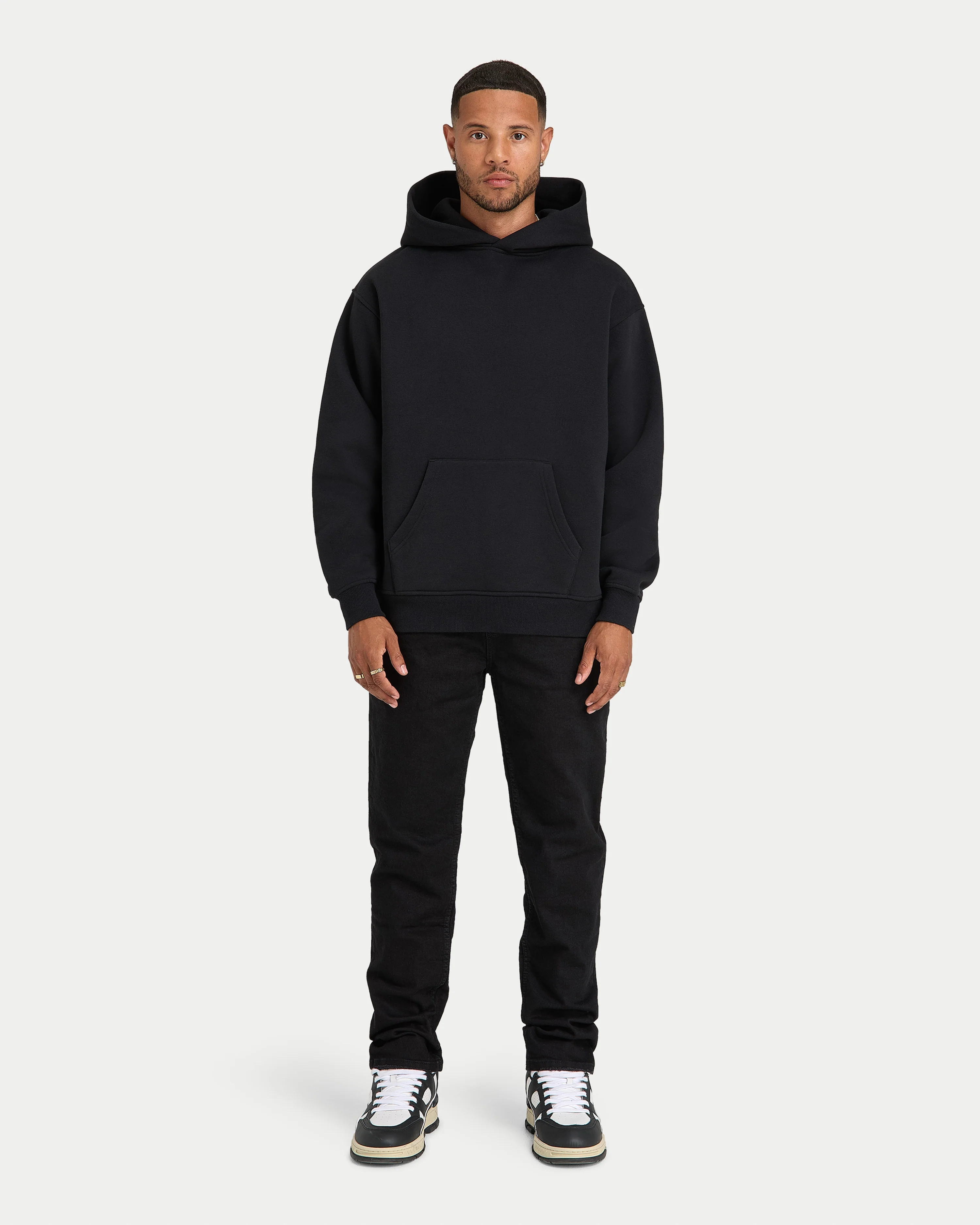 Mens Graffiti Oversized Hoodie - Image 4