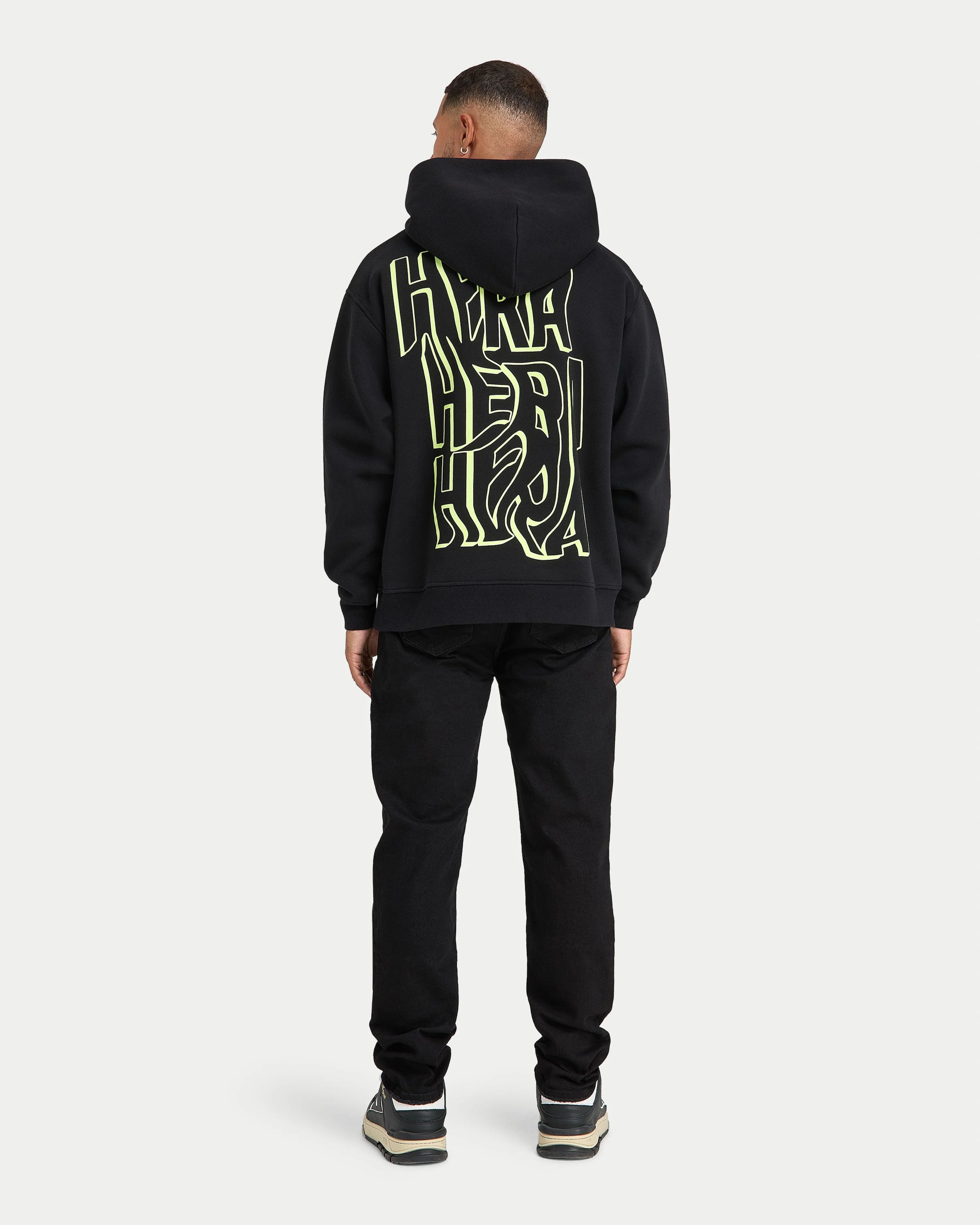Mens Graffiti Oversized Hoodie - Image 5