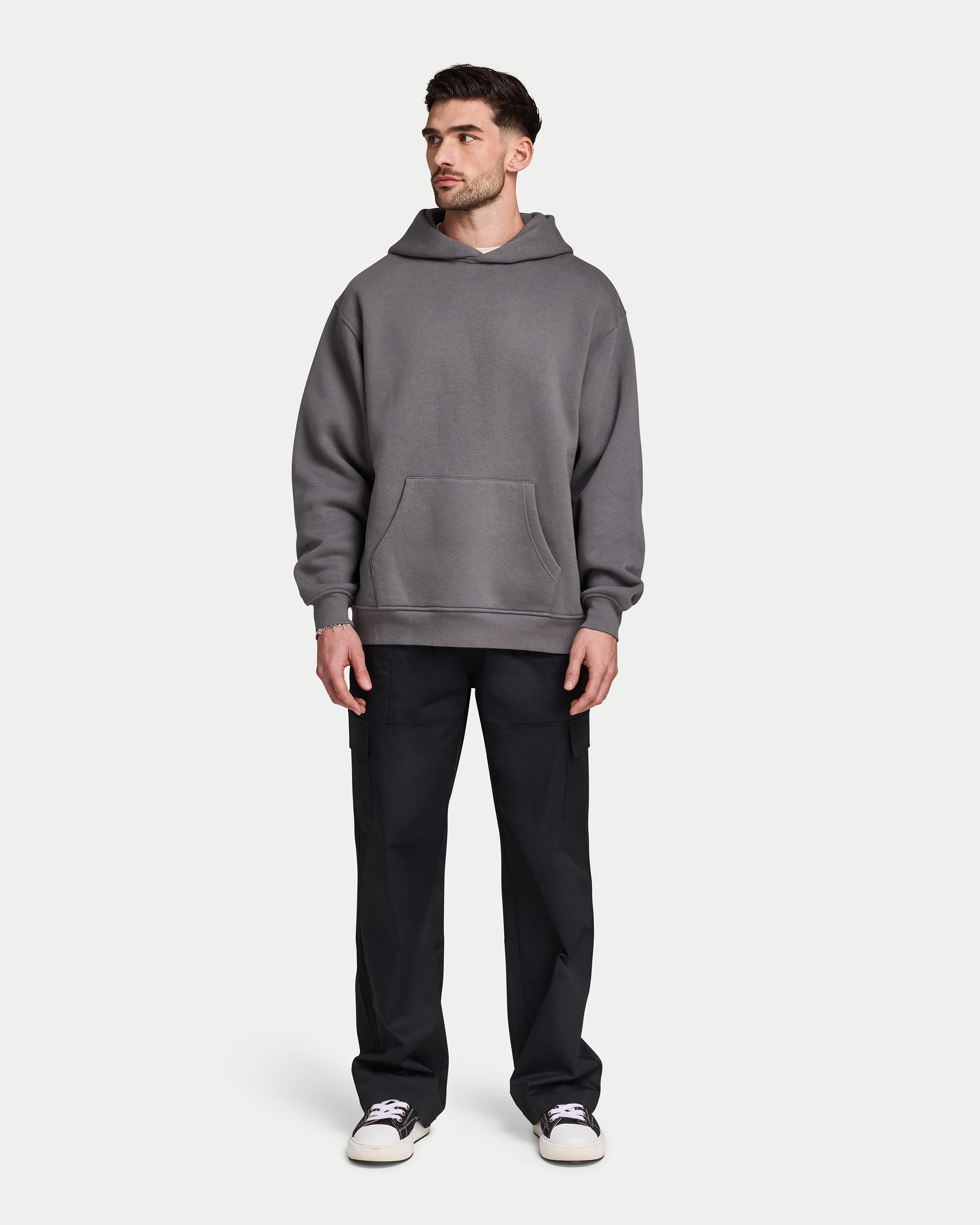 Mens Graffiti Oversized Hoodie - Image 4