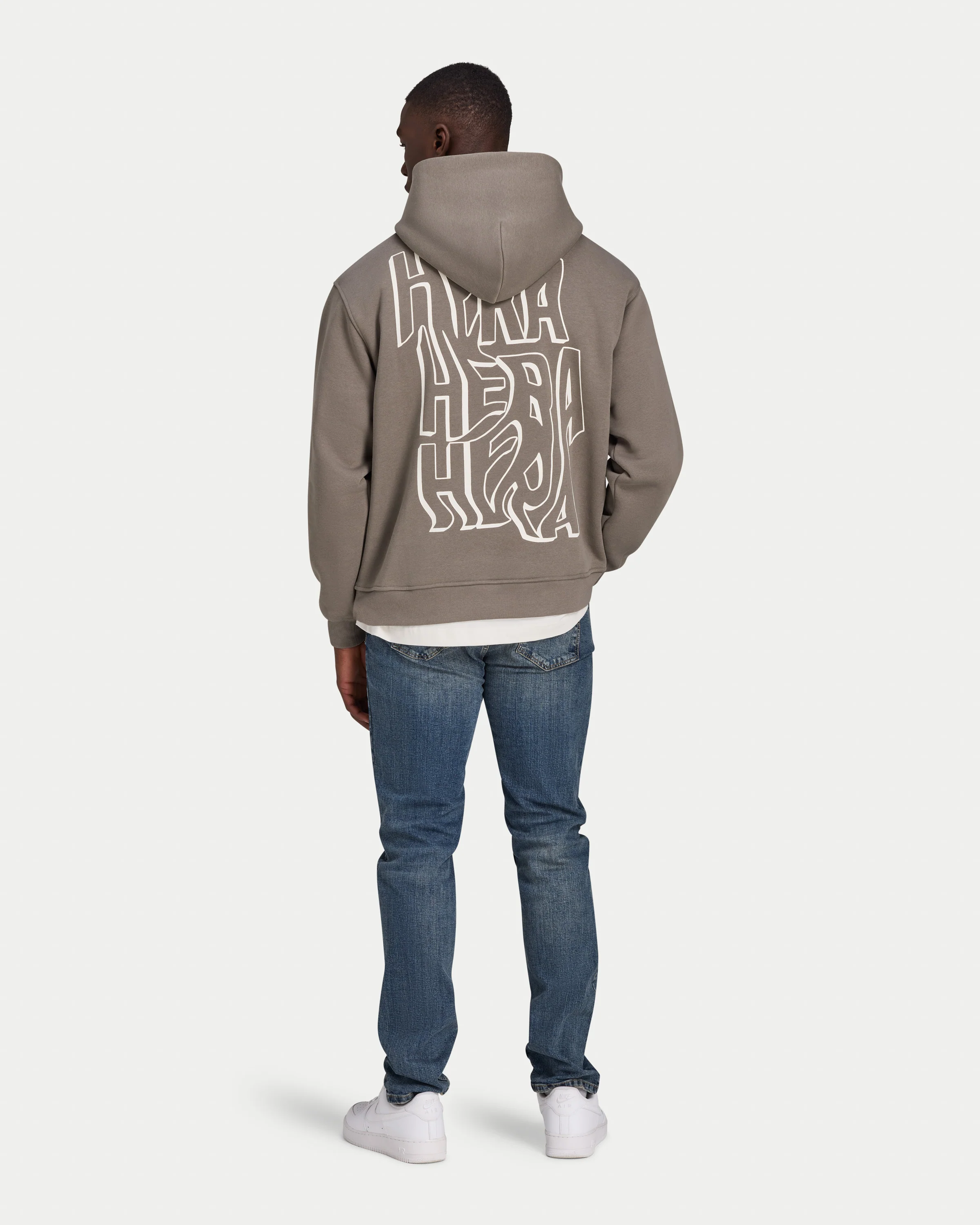 Mens Graffiti Oversized Hoodie - Image 5