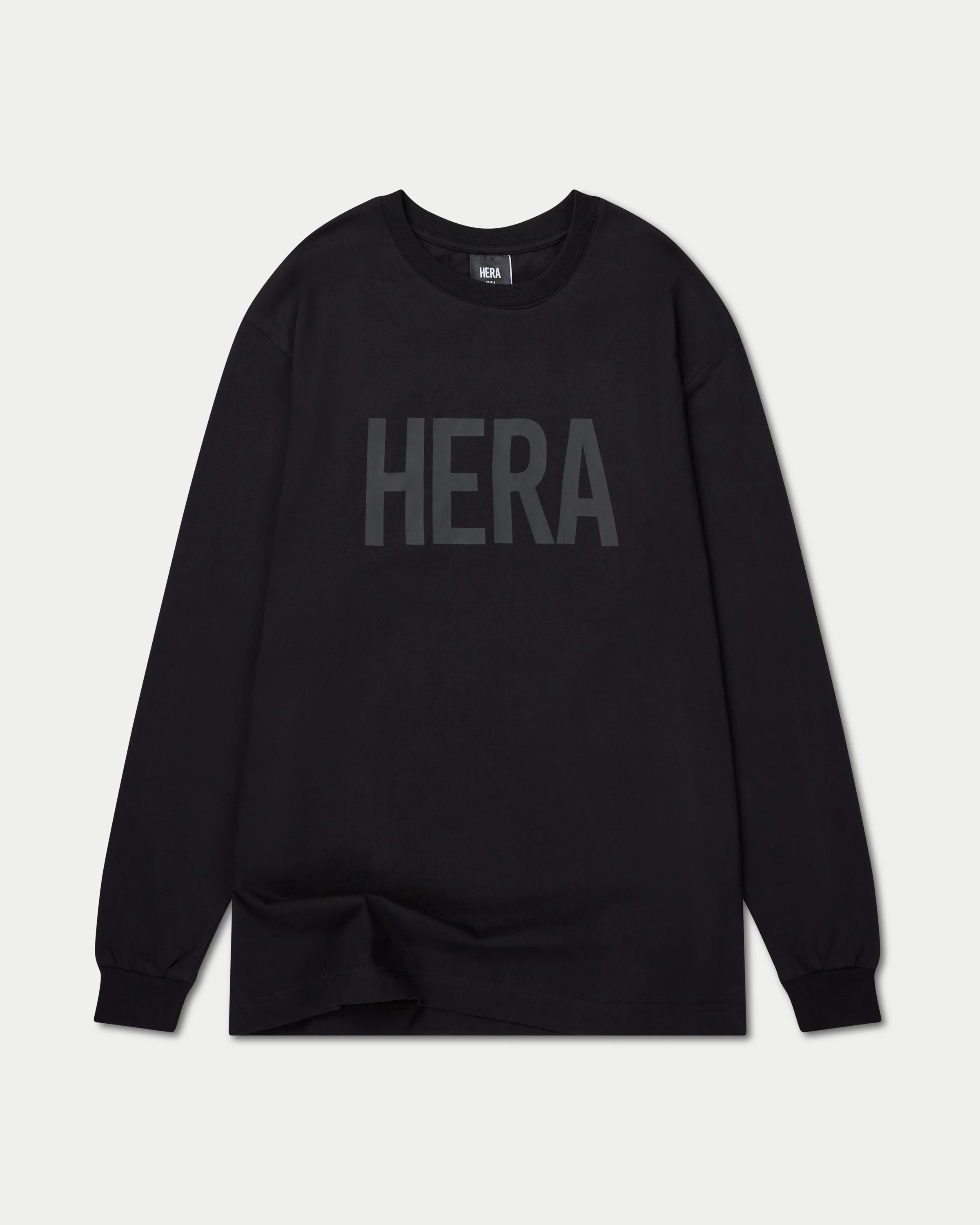 Mens Label Long Sleeve Oversized T-Shirt - Image 6