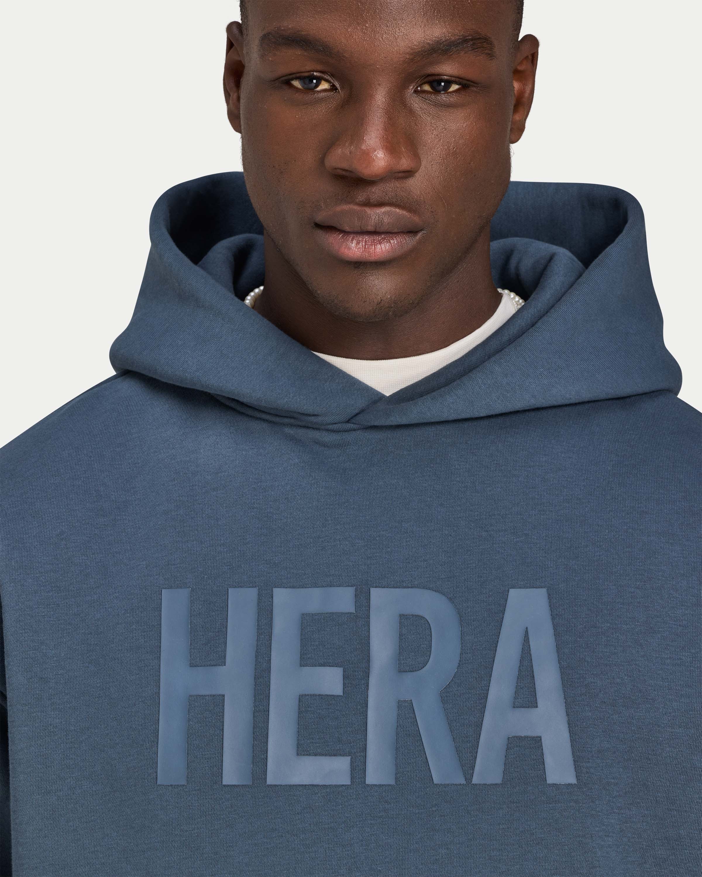 Mens Label Oversized Hoodie - Image 5