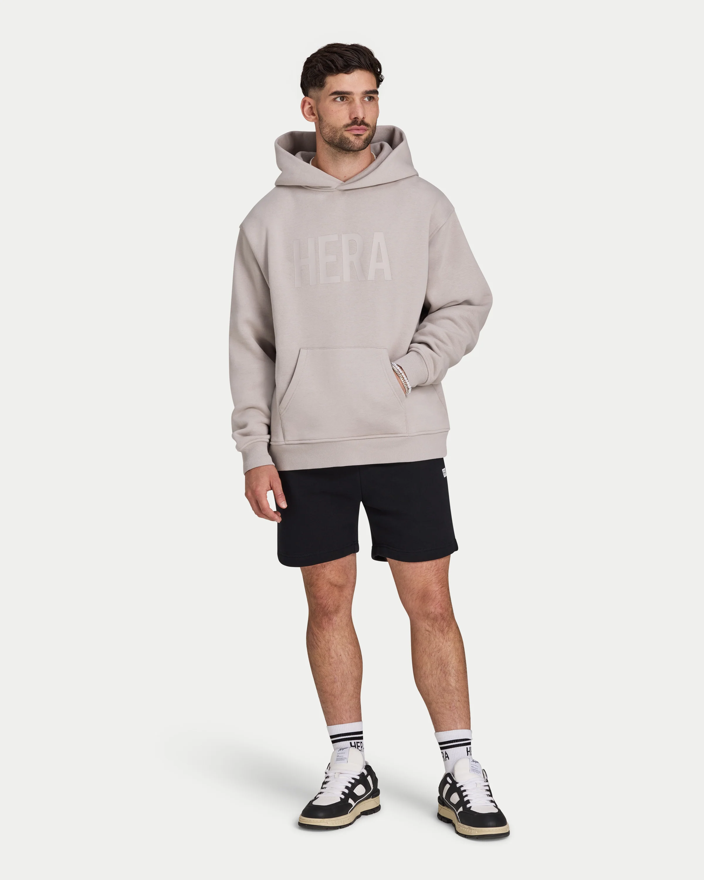 Mens Label Oversized Hoodie - Image 3
