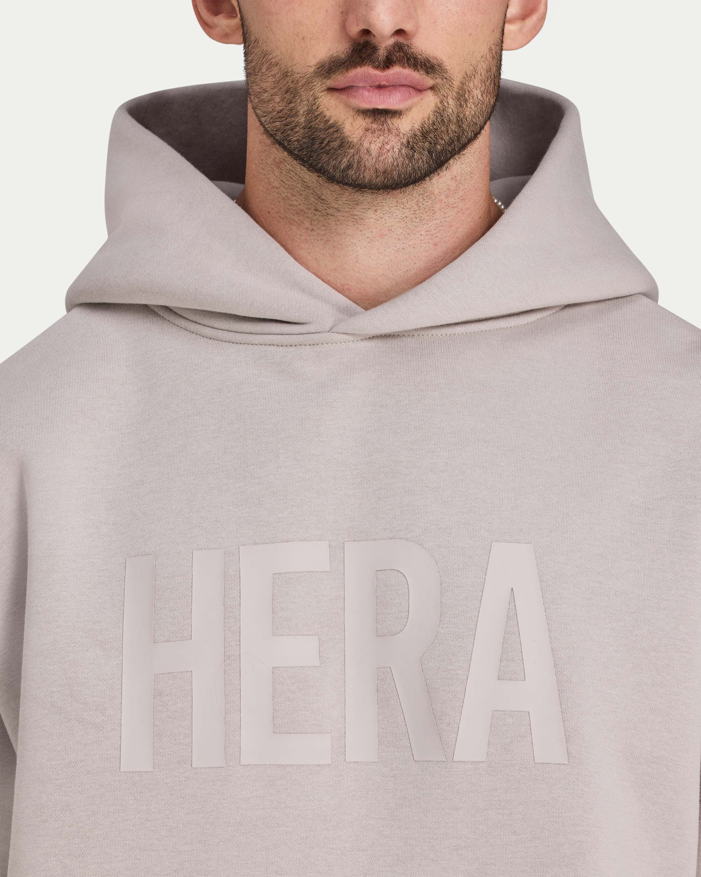 Mens Label Oversized Hoodie - Image 5