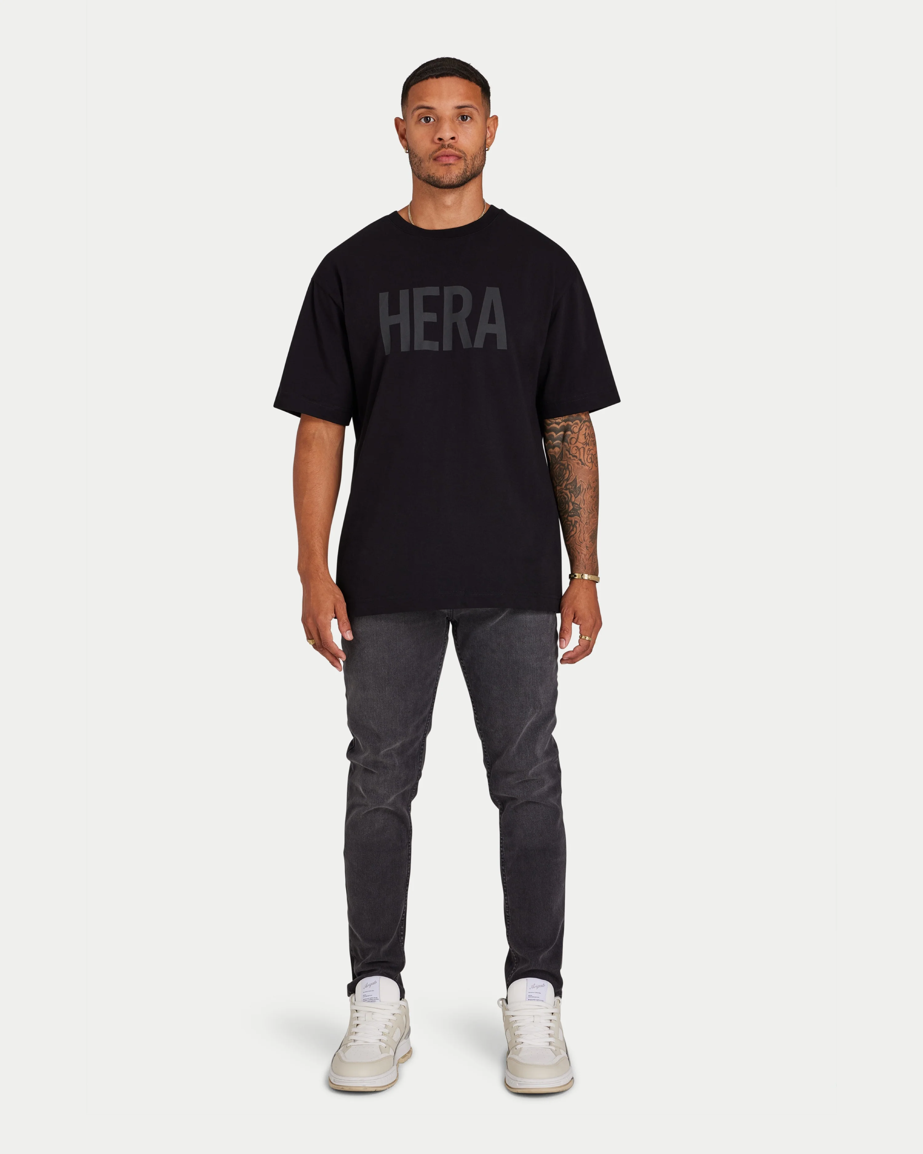 Mens Label Oversized T-Shirt - Image 4