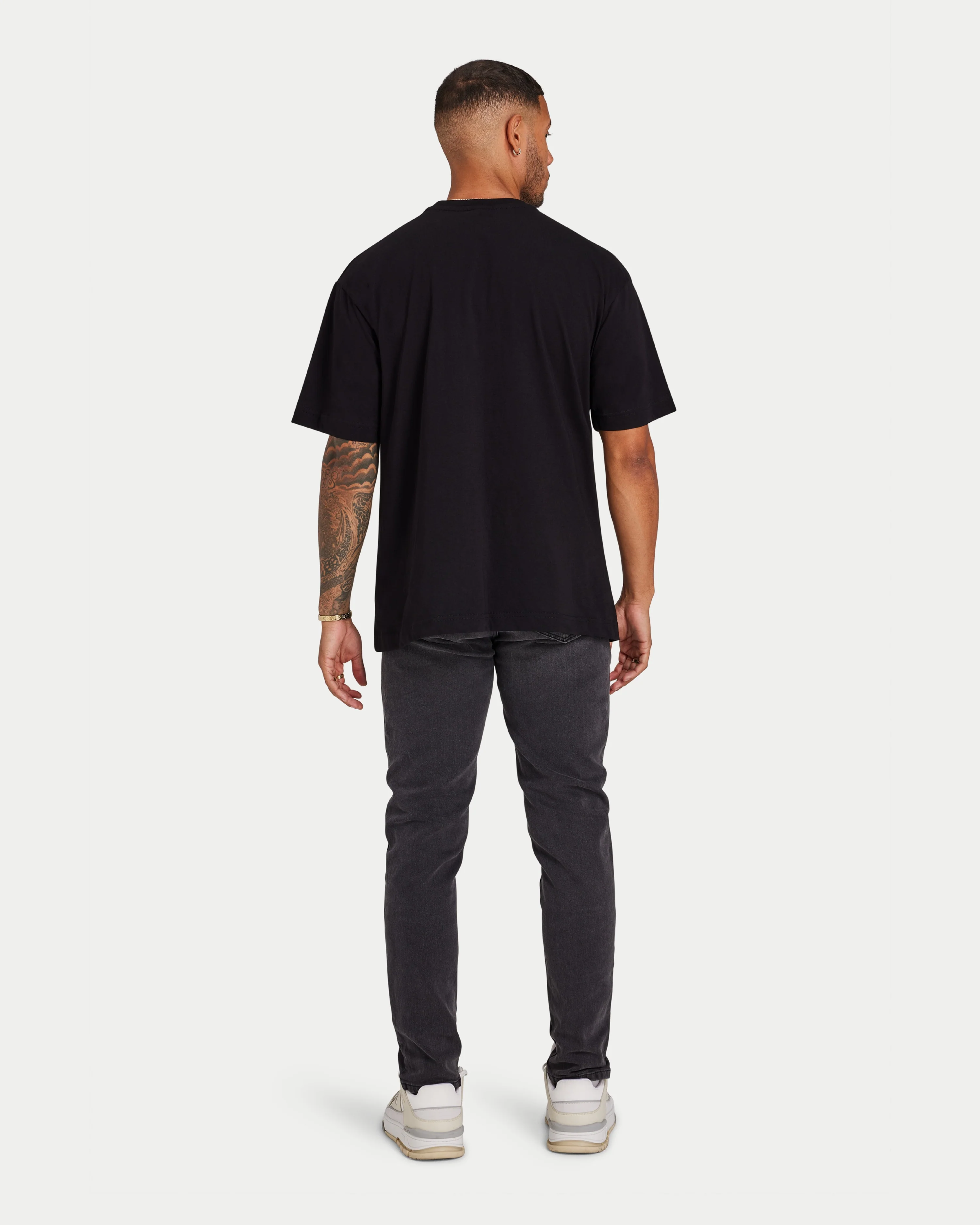 Mens Label Oversized T-Shirt - Image 5