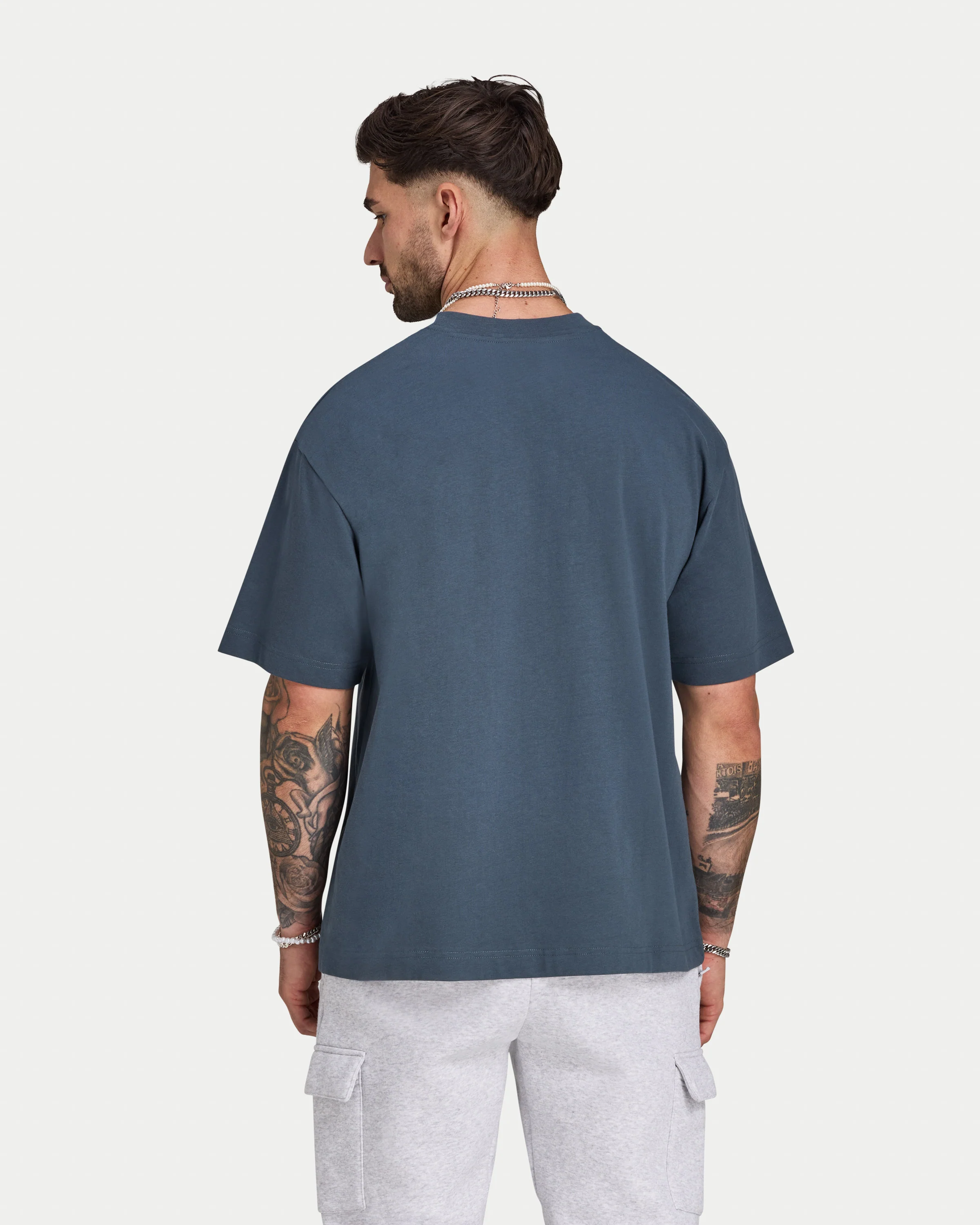 Mens Label Oversized T-Shirt - Image 2