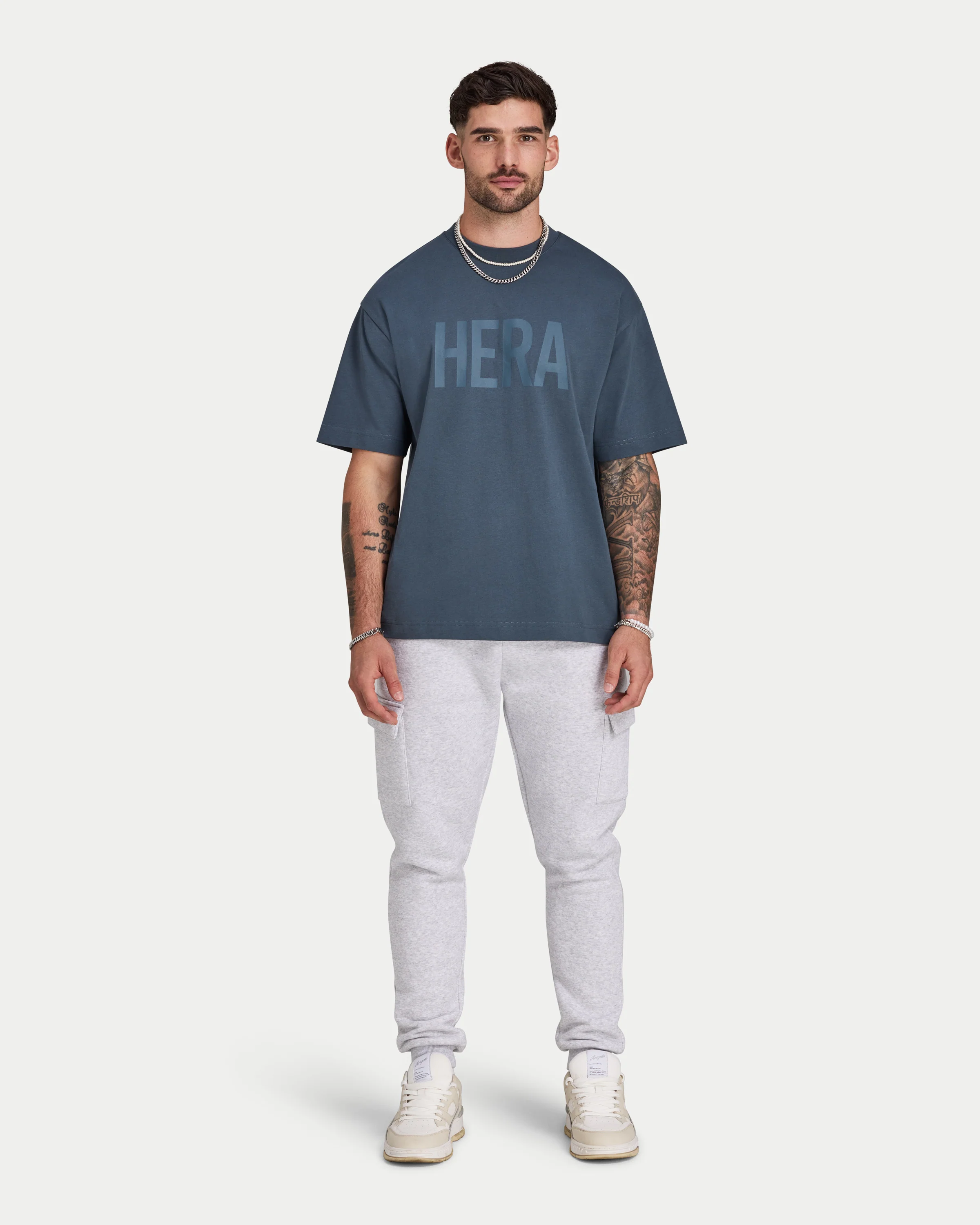 Mens Label Oversized T-Shirt - Image 3
