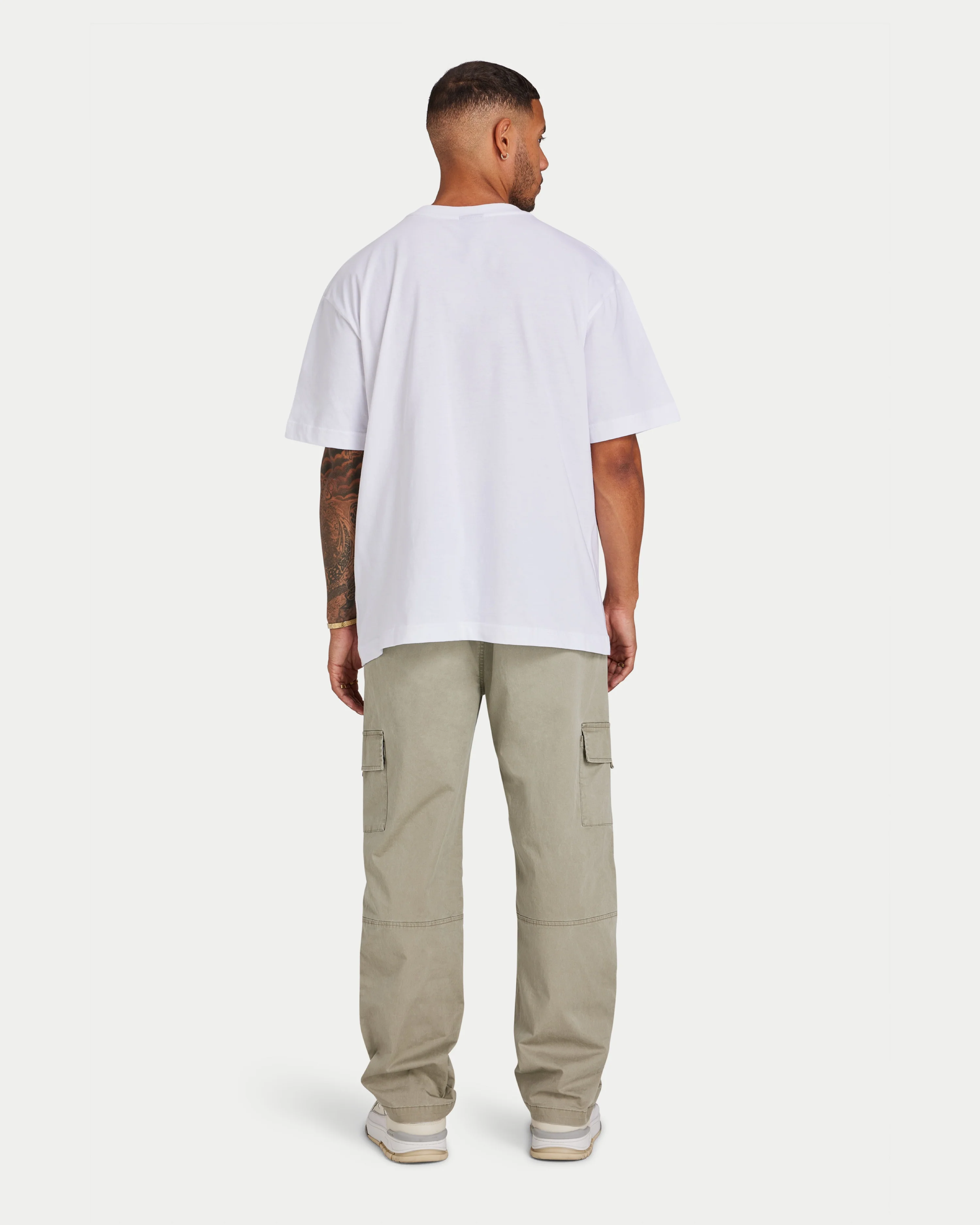 Mens Label Oversized T-Shirt - Image 4