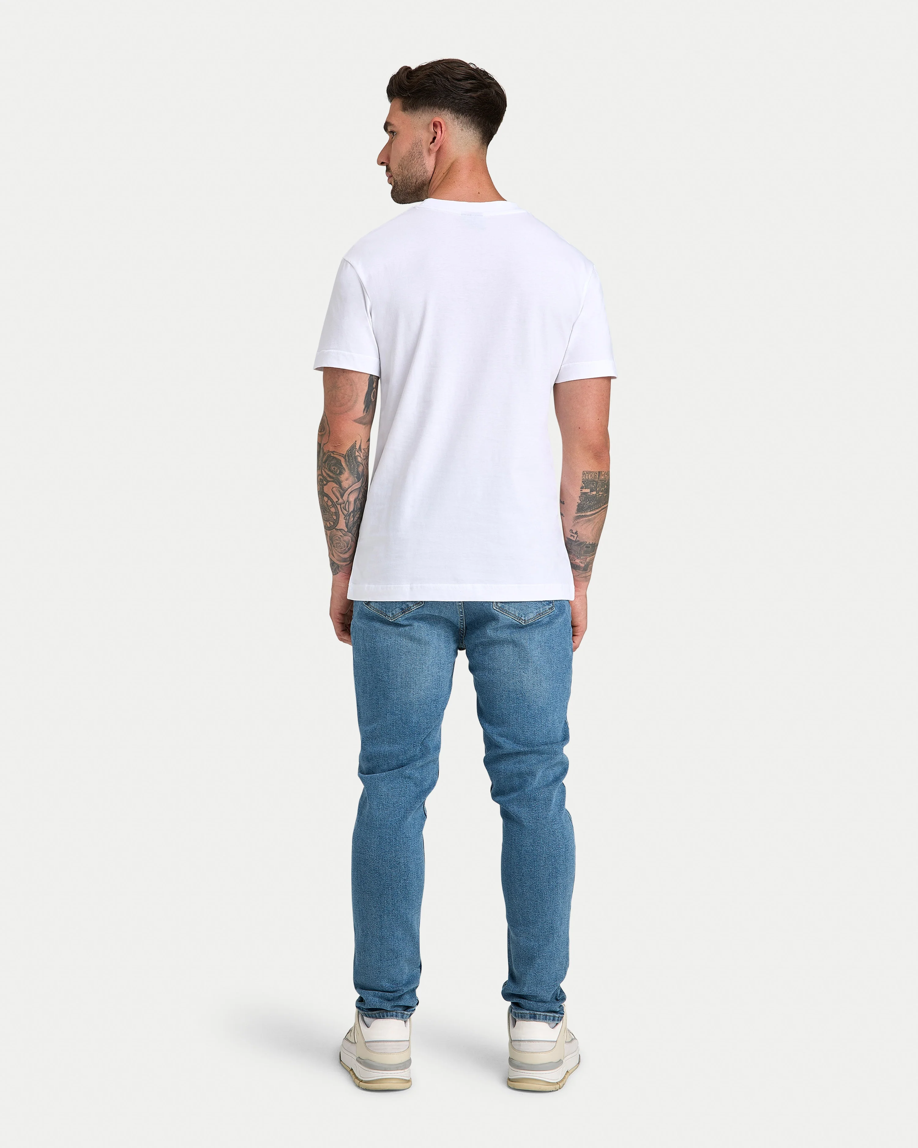 Mens Label Regular Fit T-Shirt - Image 4