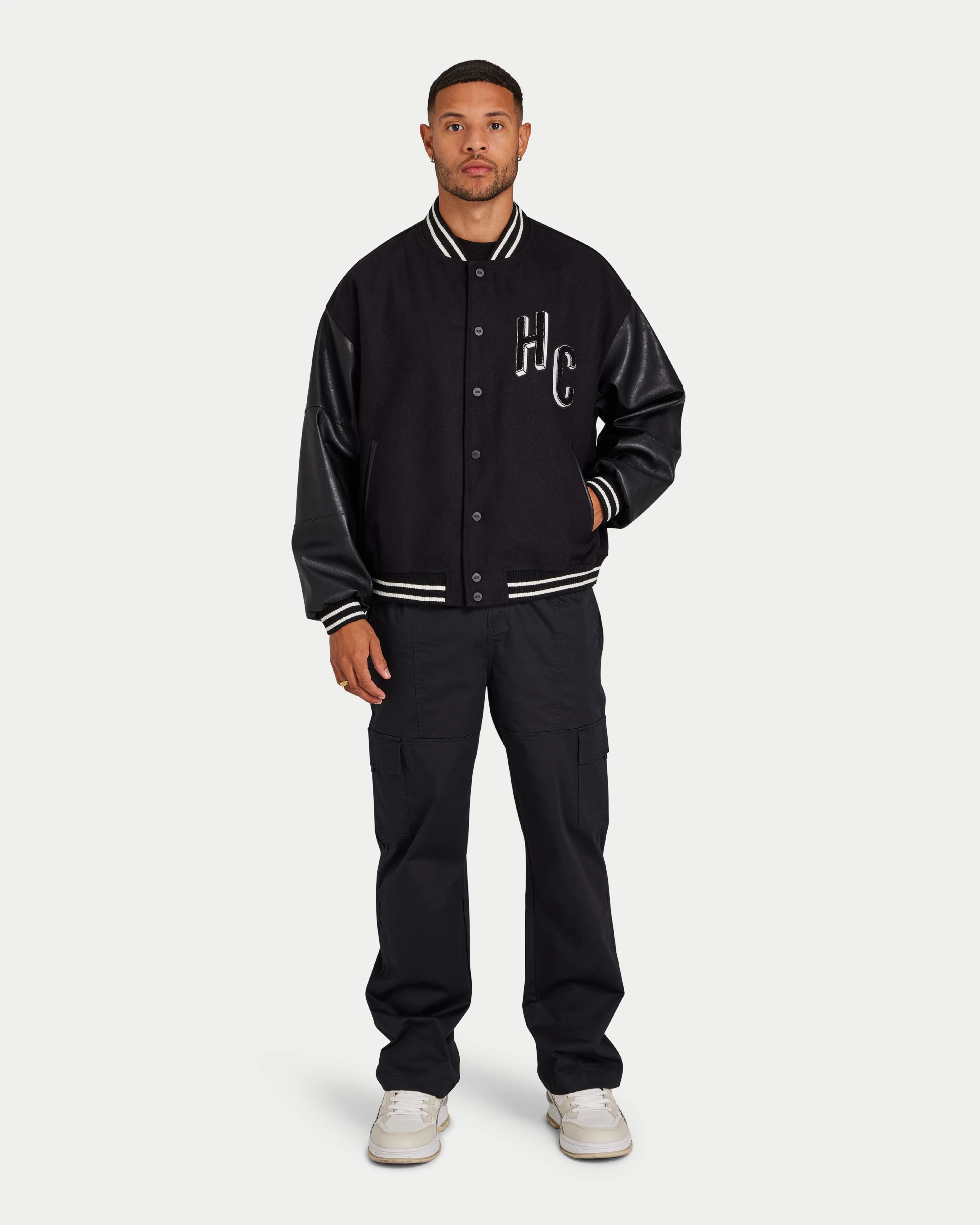 Mens Varsity Bomber Jacket - Image 3