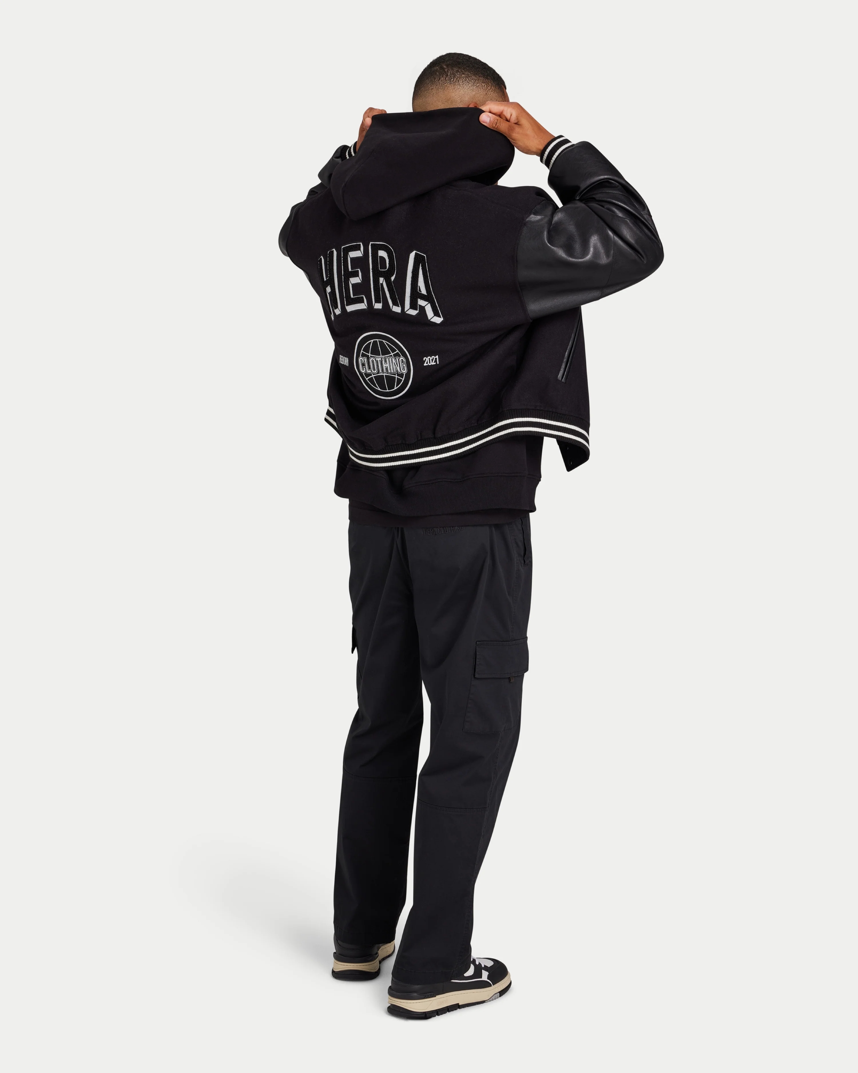 Mens Varsity Bomber Jacket - Image 6