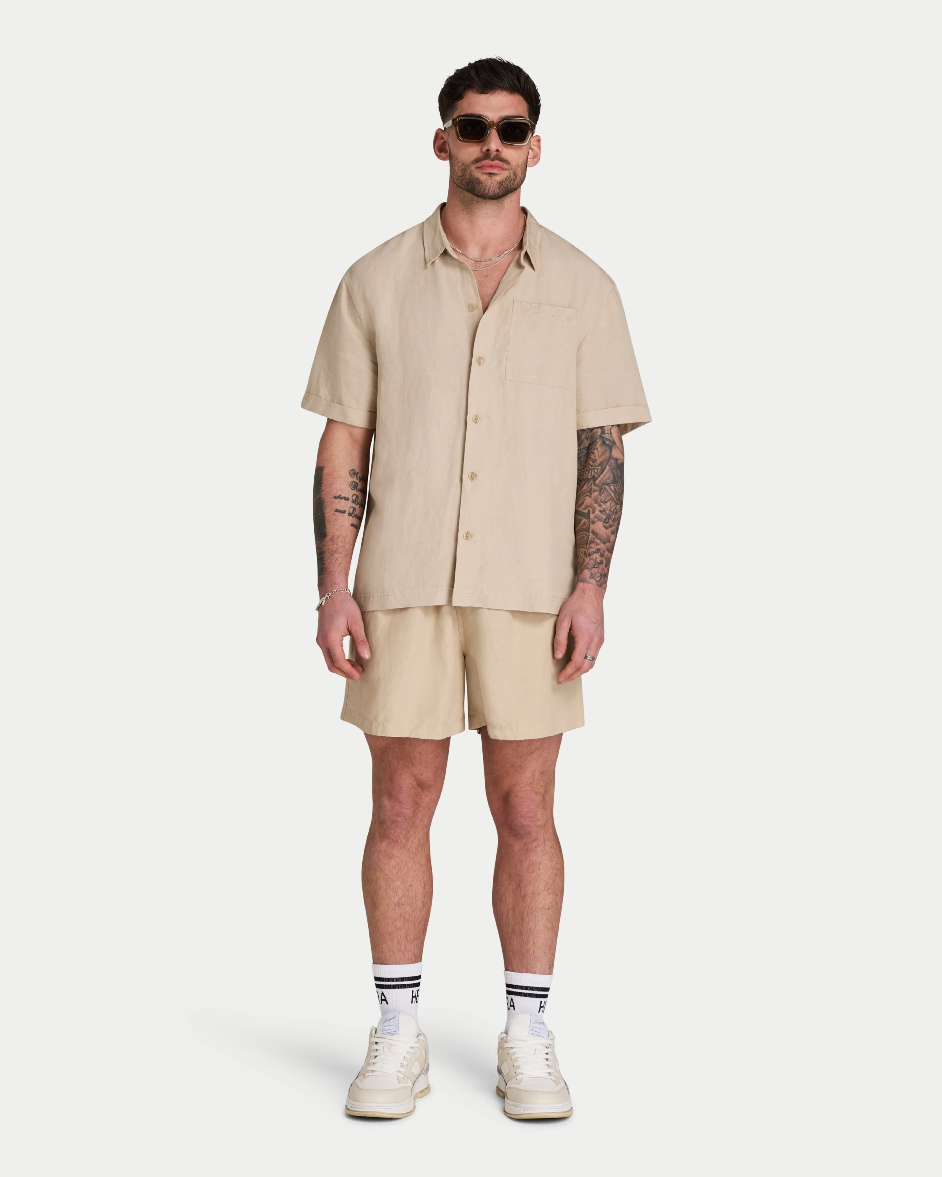 Mens Linen Short - Image 4