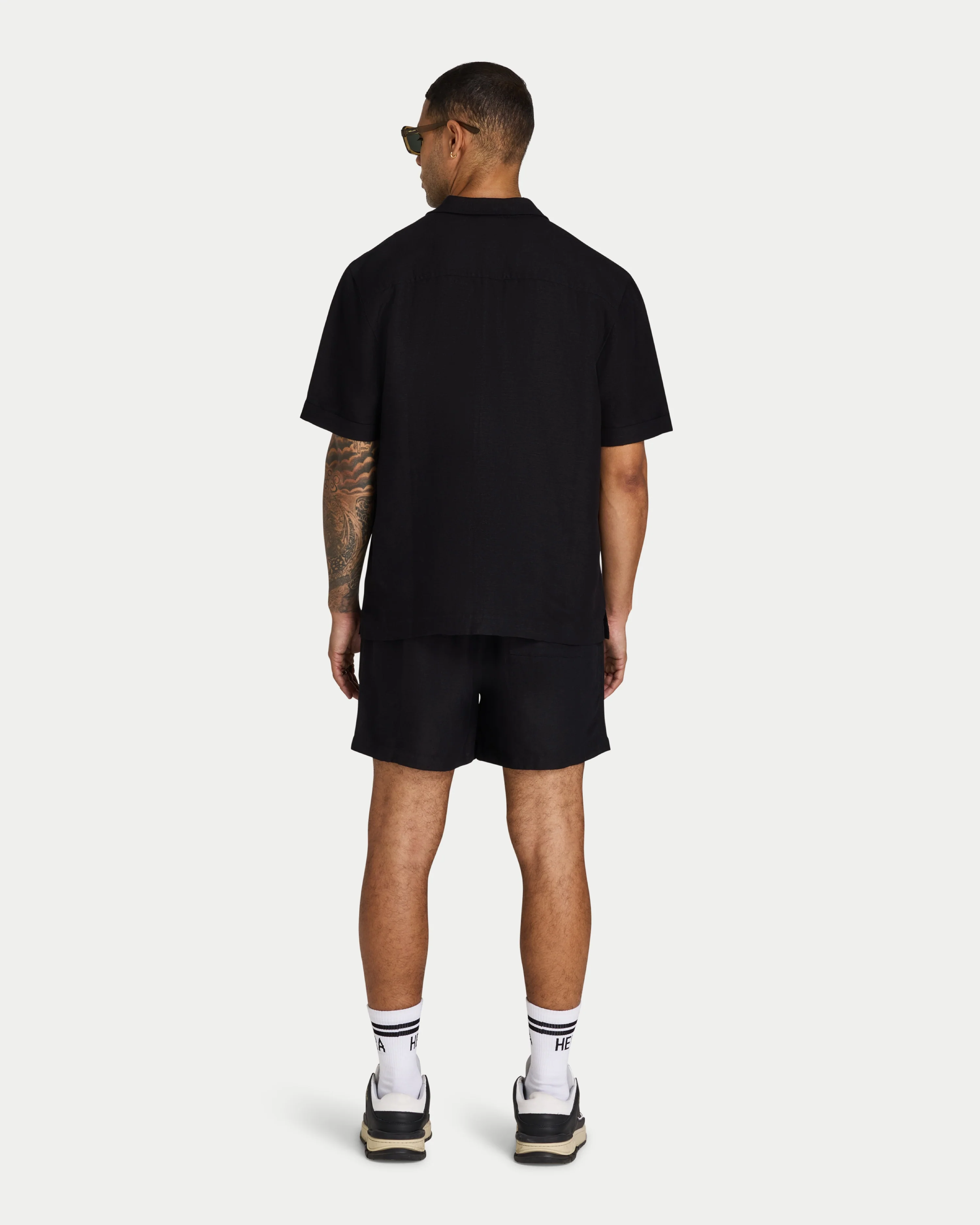 Mens Linen Short Sleeve Shirt  - Image 4