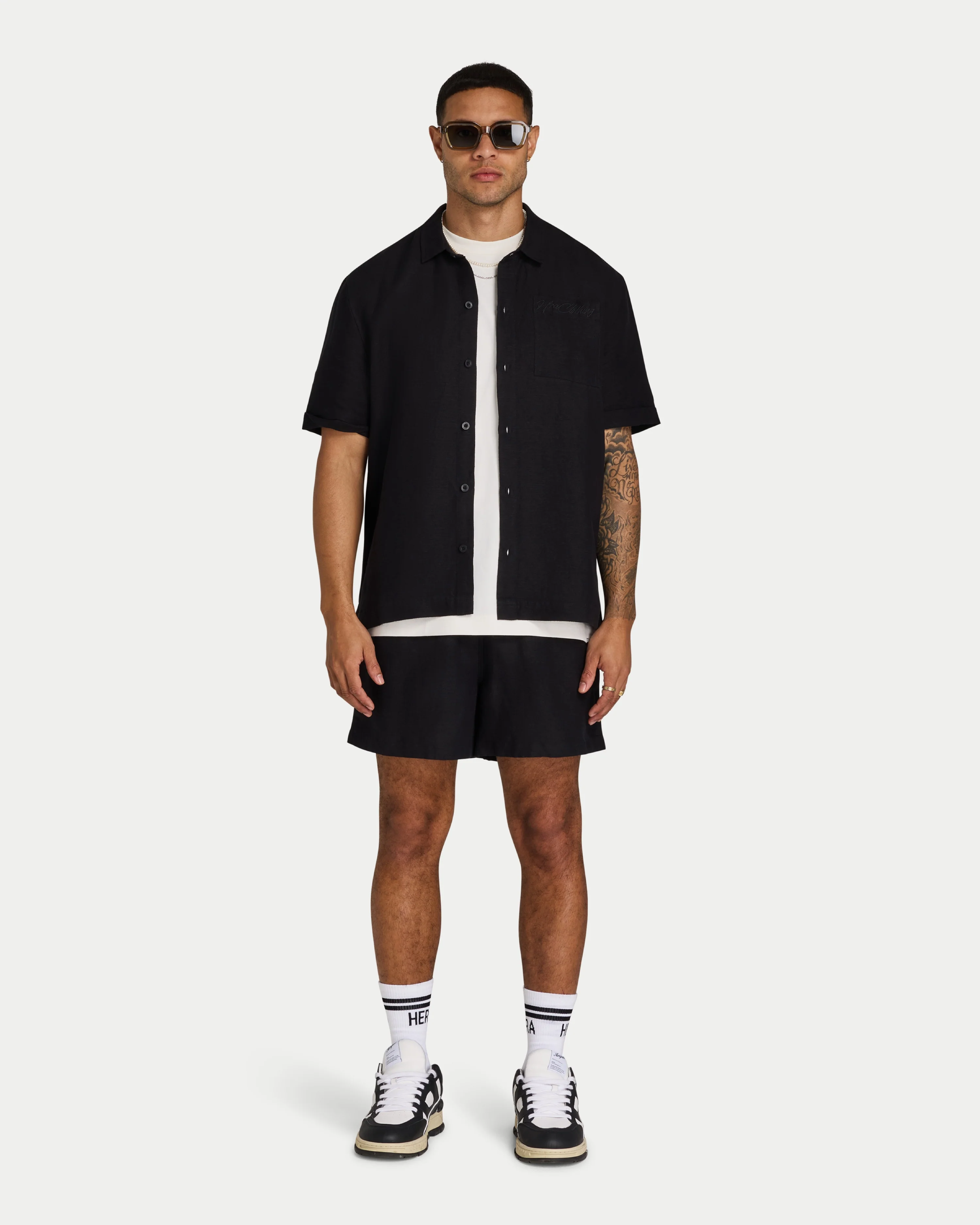 Mens Linen Short Sleeve Shirt  - Image 5