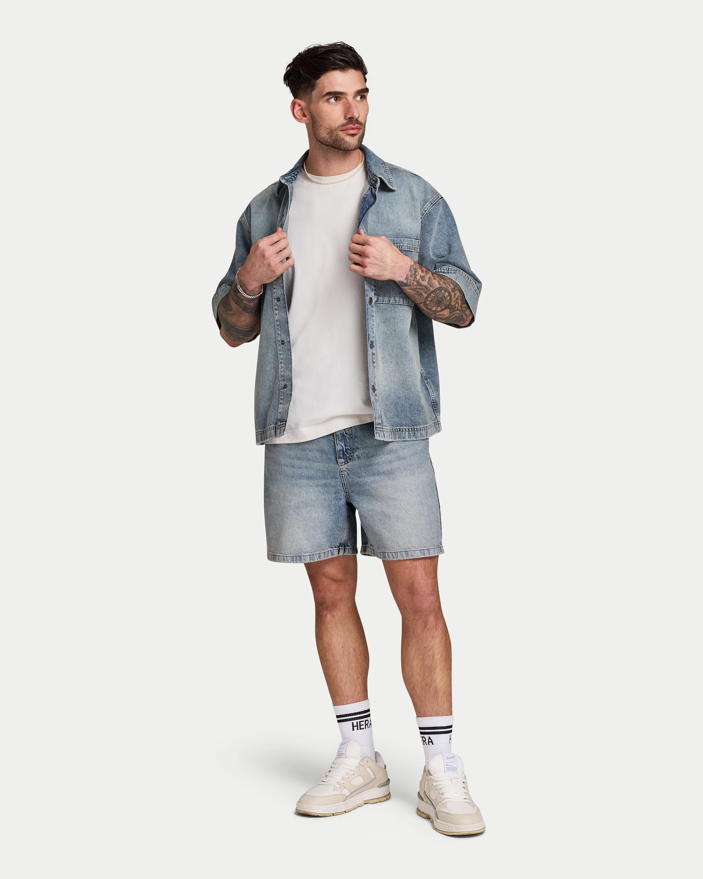 Mens Relaxed Denim Short - Image 4