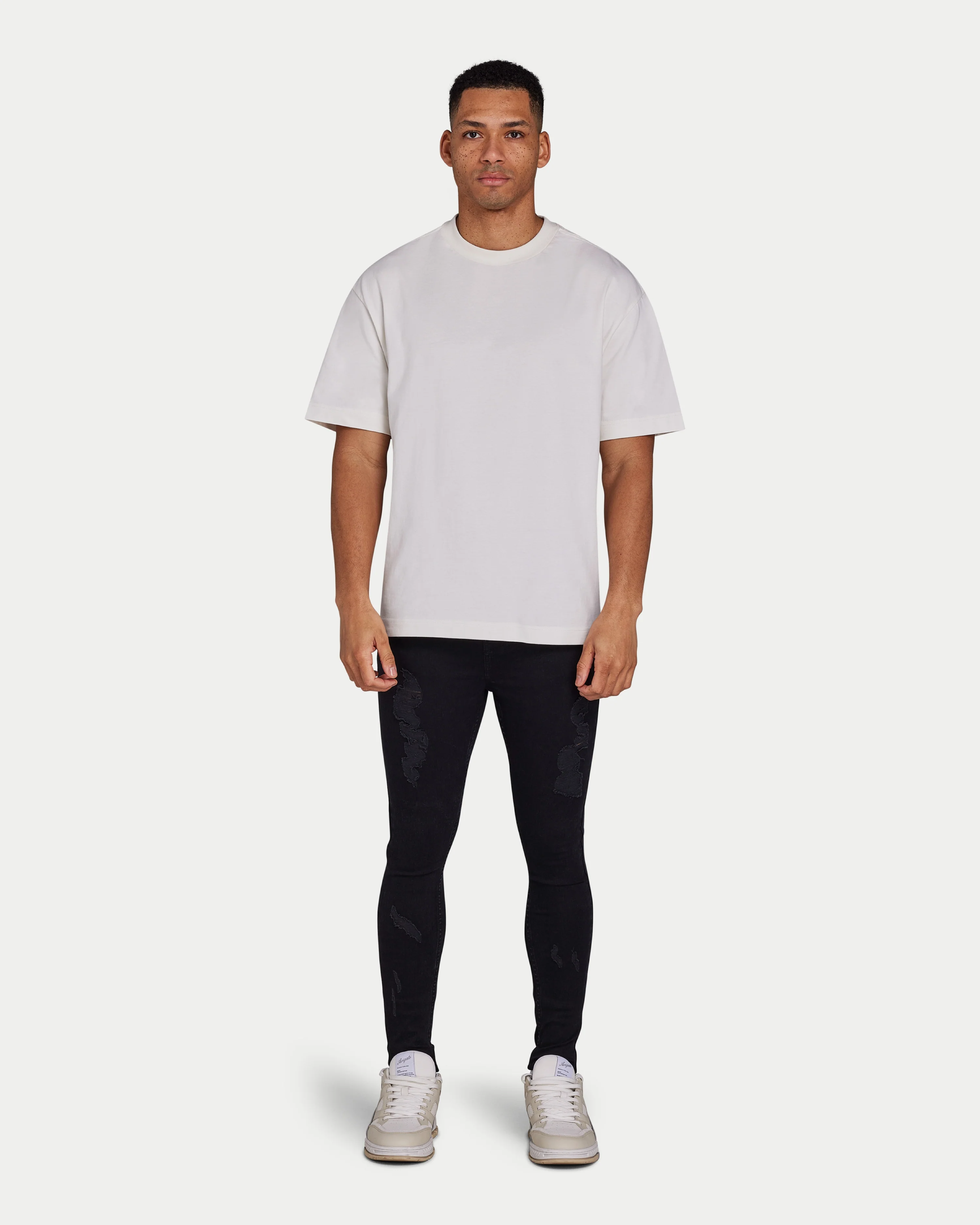 Mens Spray-on Ripped Jean - Image 3