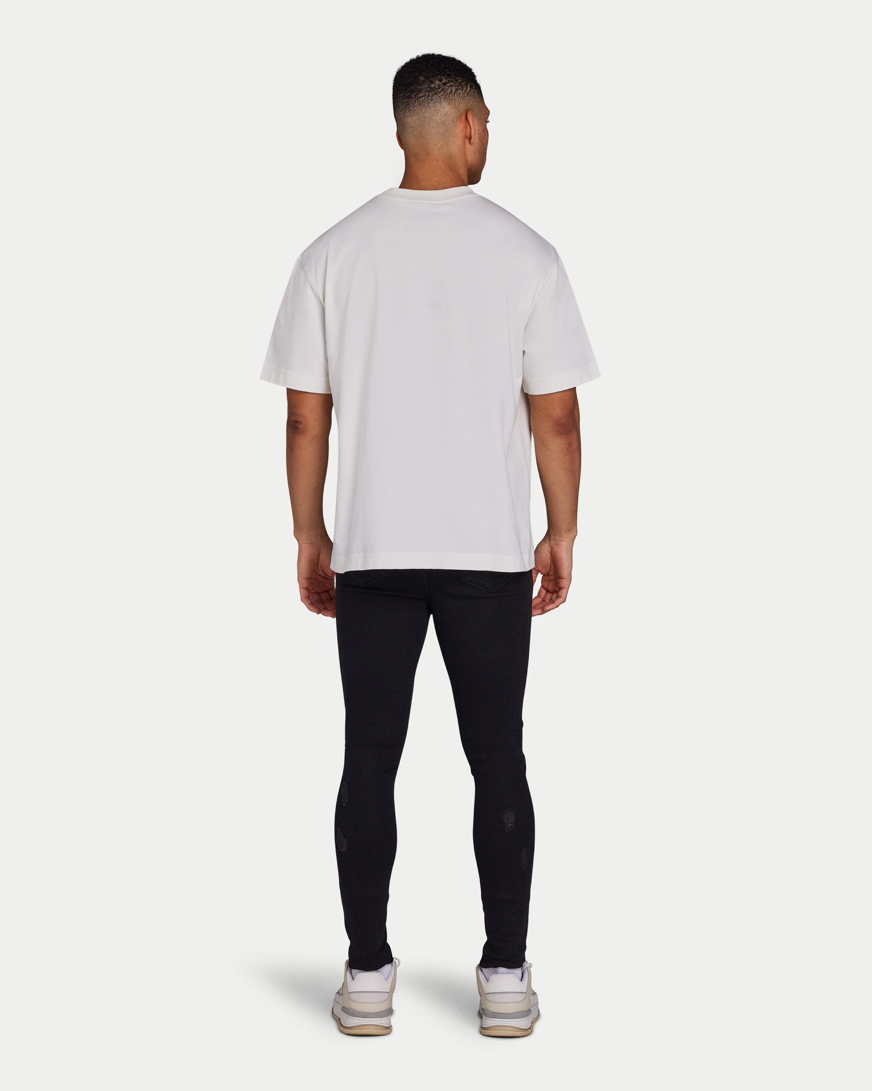 Mens Spray-on Ripped Jean - Image 4