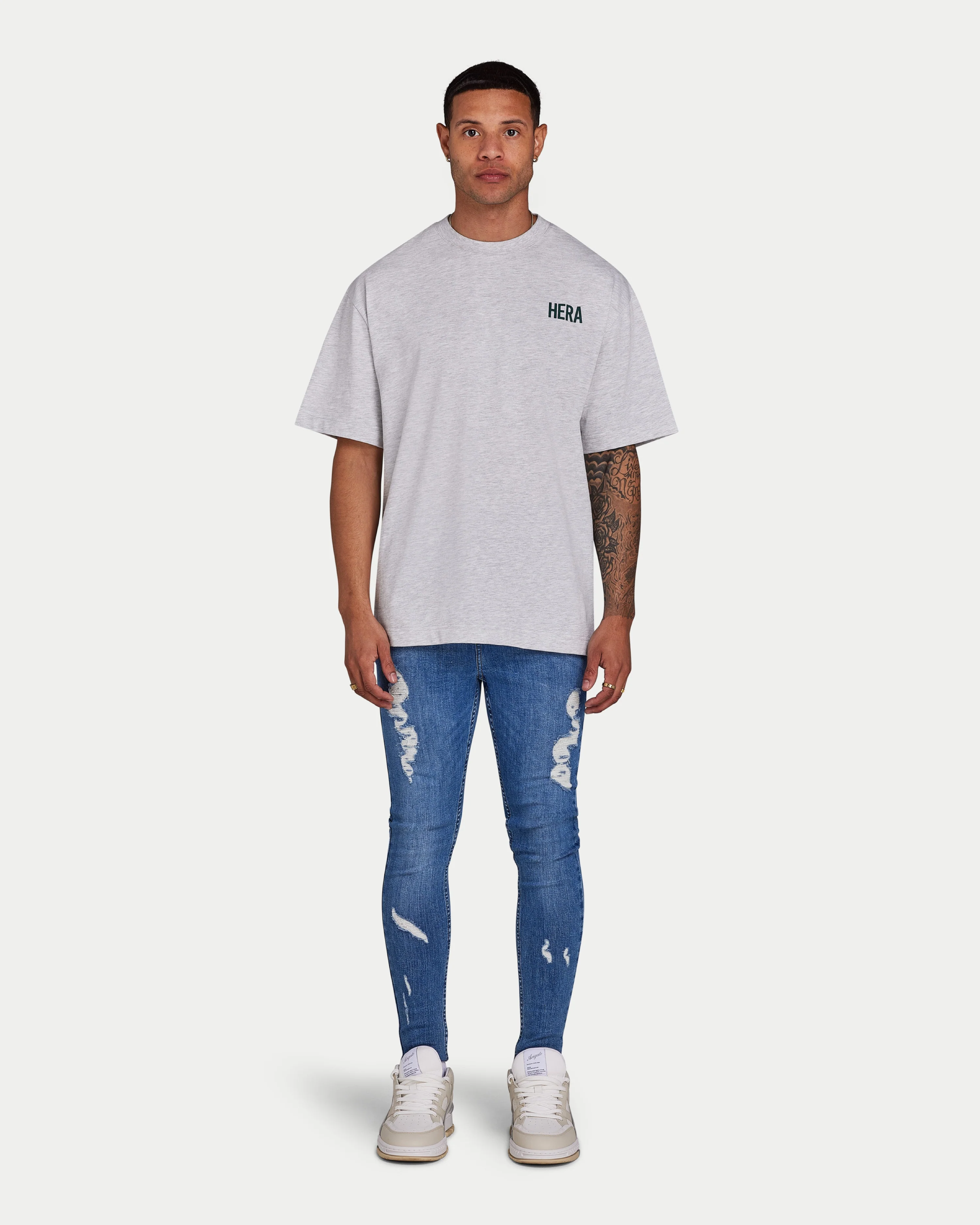 Mens Spray-on Ripped Jean - Image 3