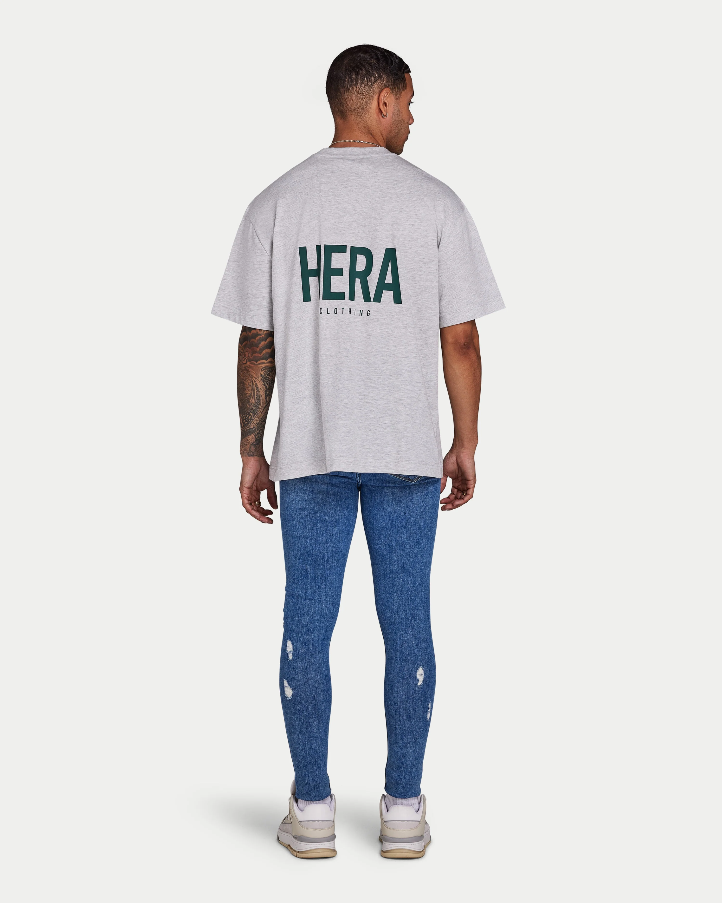 Mens Spray-on Ripped Jean - Image 4