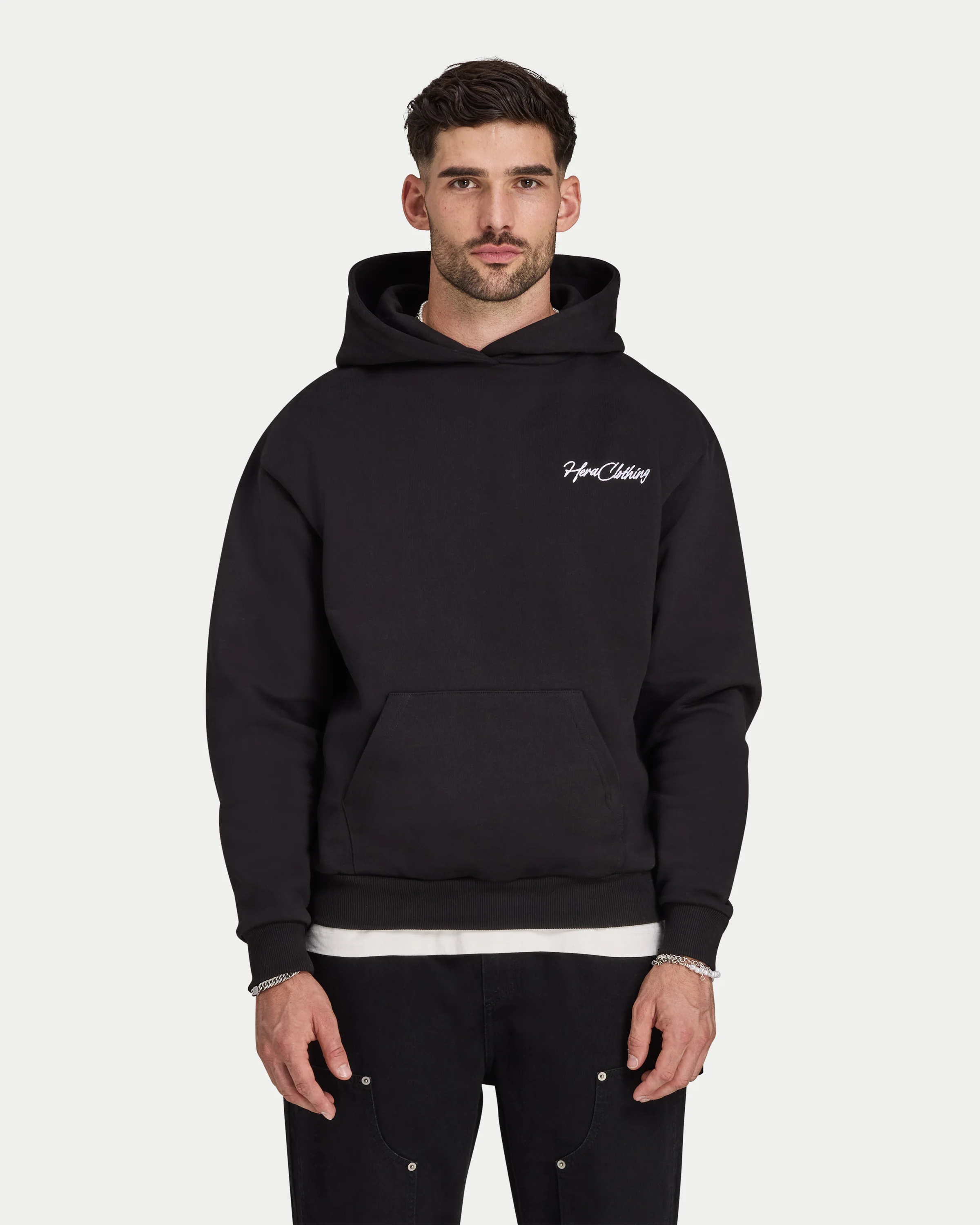 Mens Script Heavyweight Hoodie - Image 2