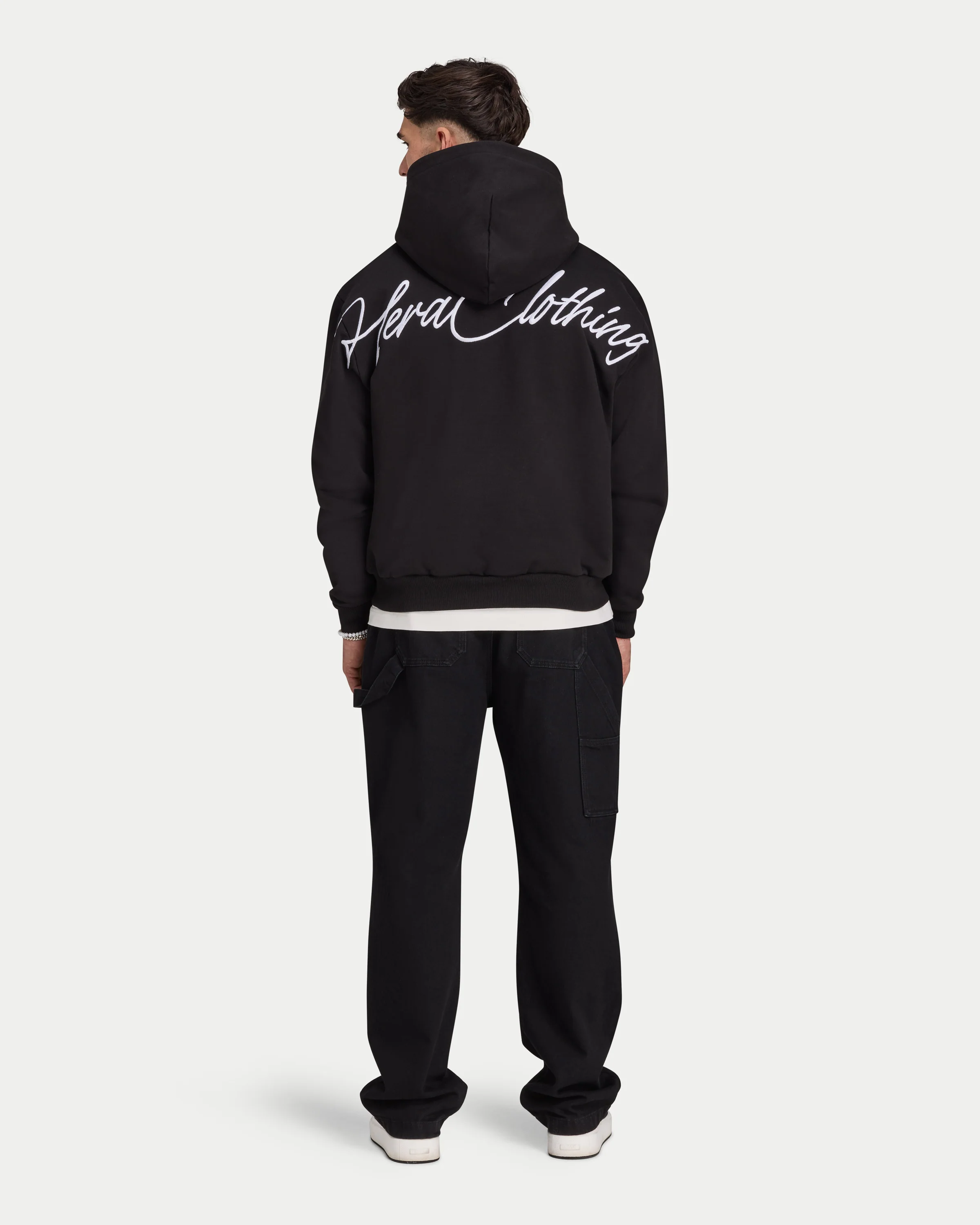 Mens Script Heavyweight Hoodie - Image 3