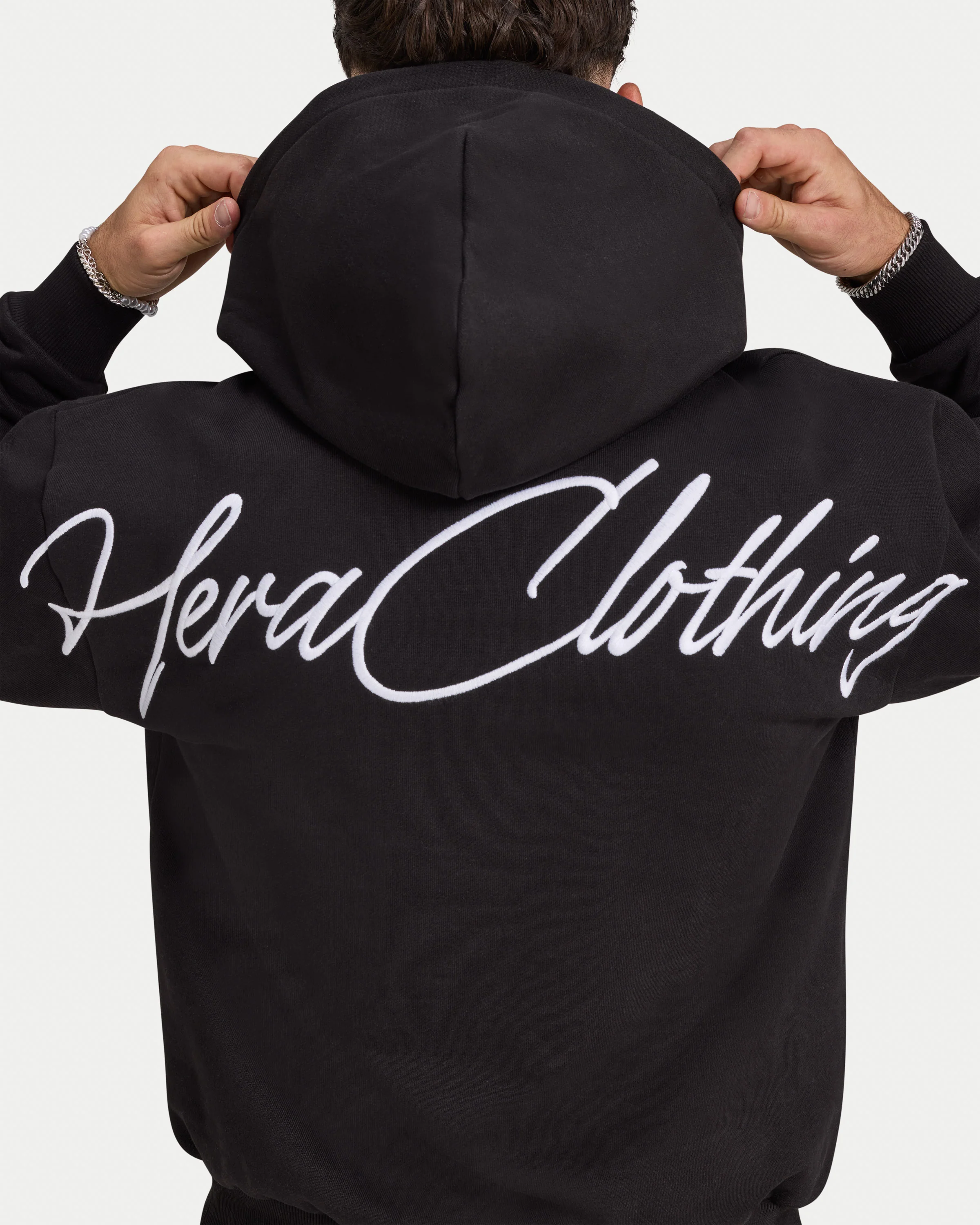 Mens Script Heavyweight Hoodie - Image 5