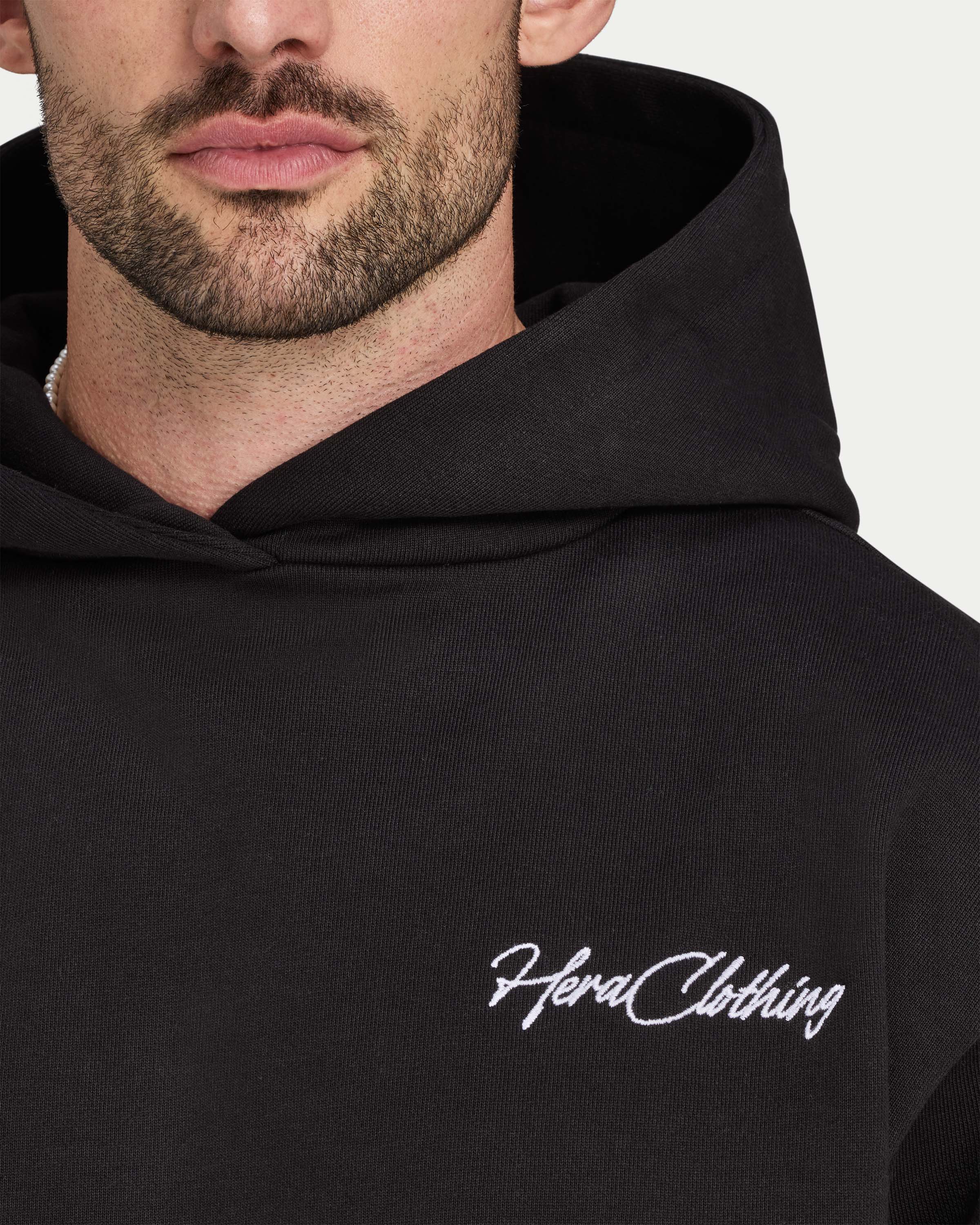 Mens Script Heavyweight Hoodie - Image 6