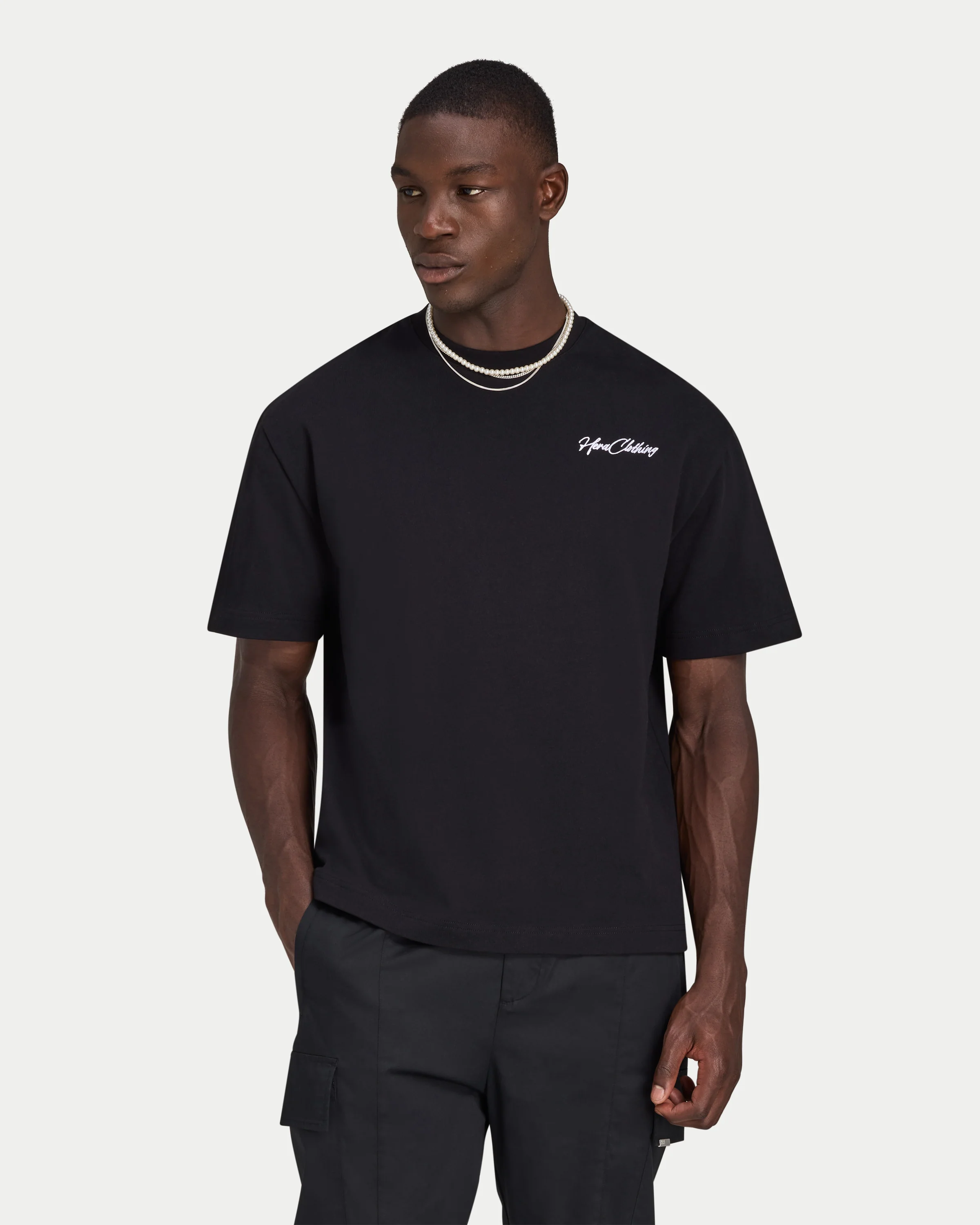 Mens Script Heavyweight T-shirt - Image 2