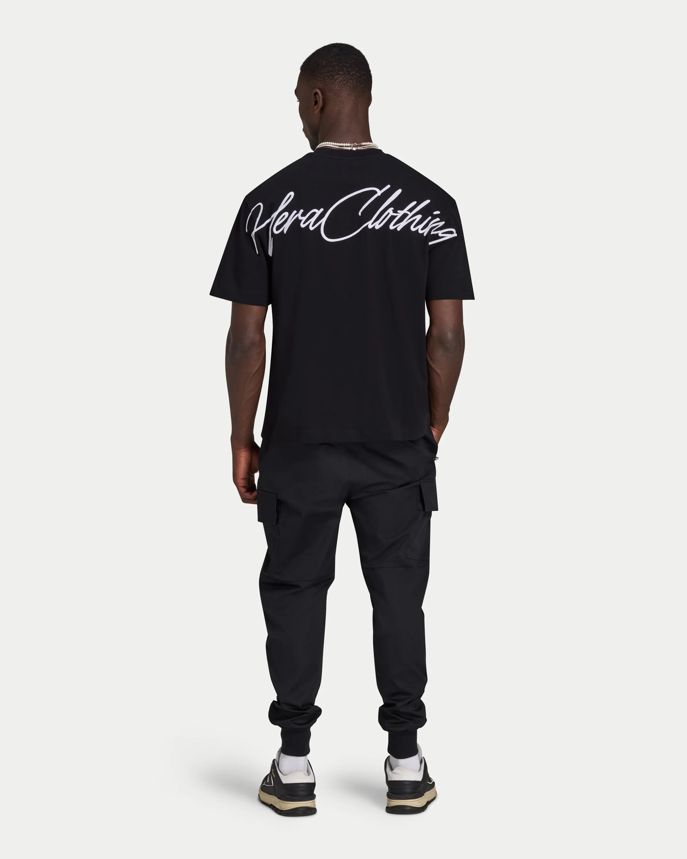 Mens Script Heavyweight T-shirt - Image 3