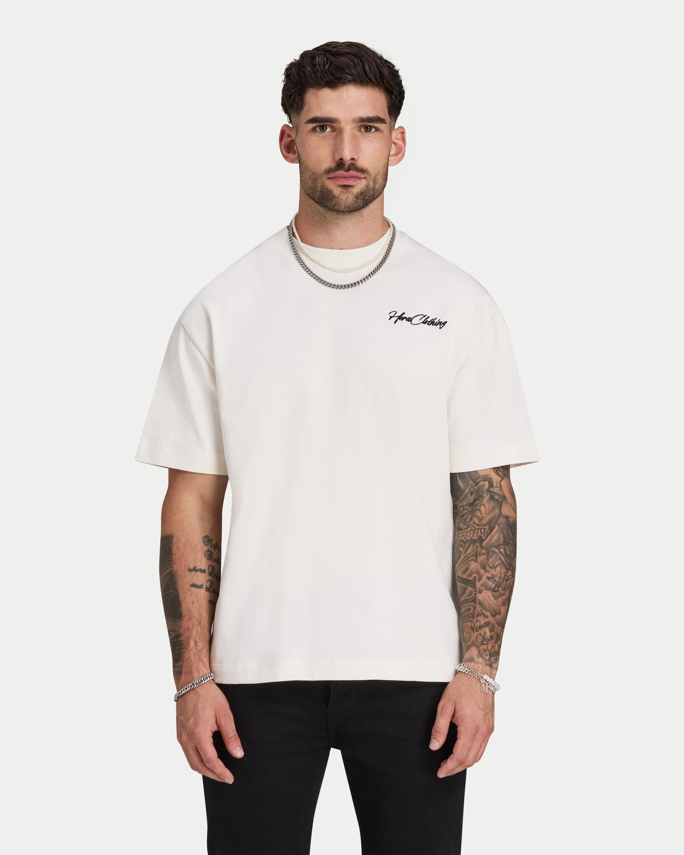 Mens Script Heavyweight T-shirt - Image 2