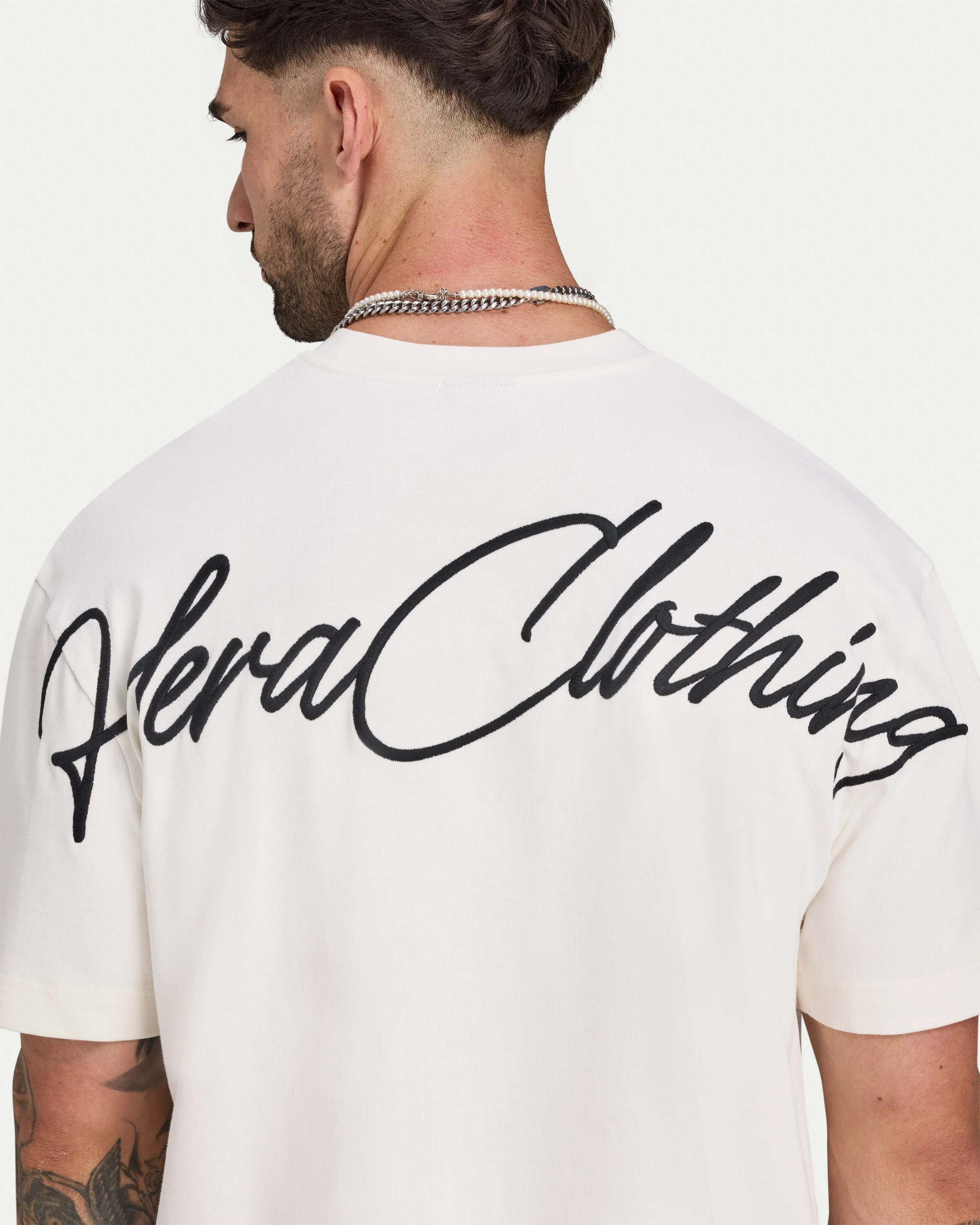 Mens Script Heavyweight T-shirt - Image 5