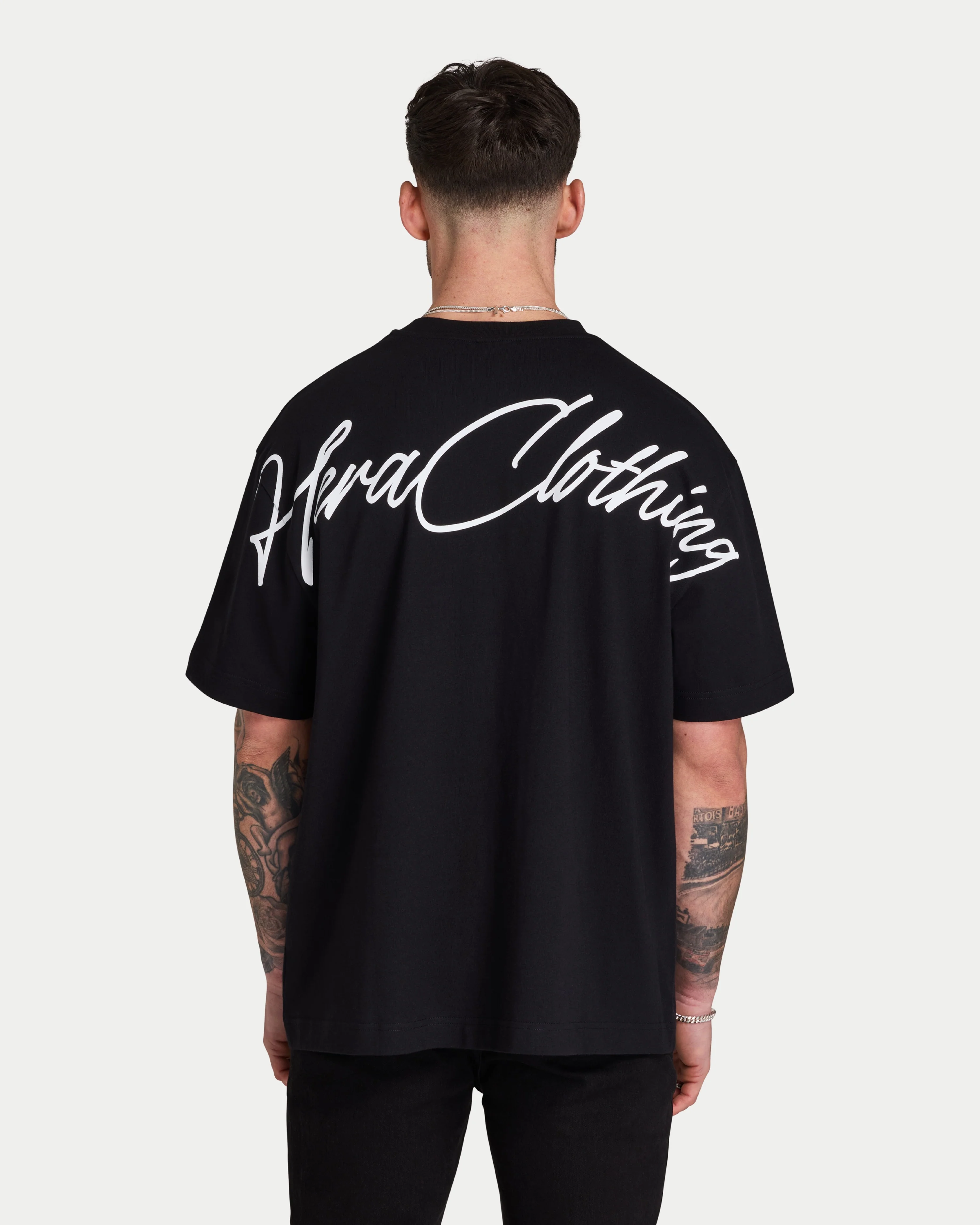 Mens Script Oversized T-shirt