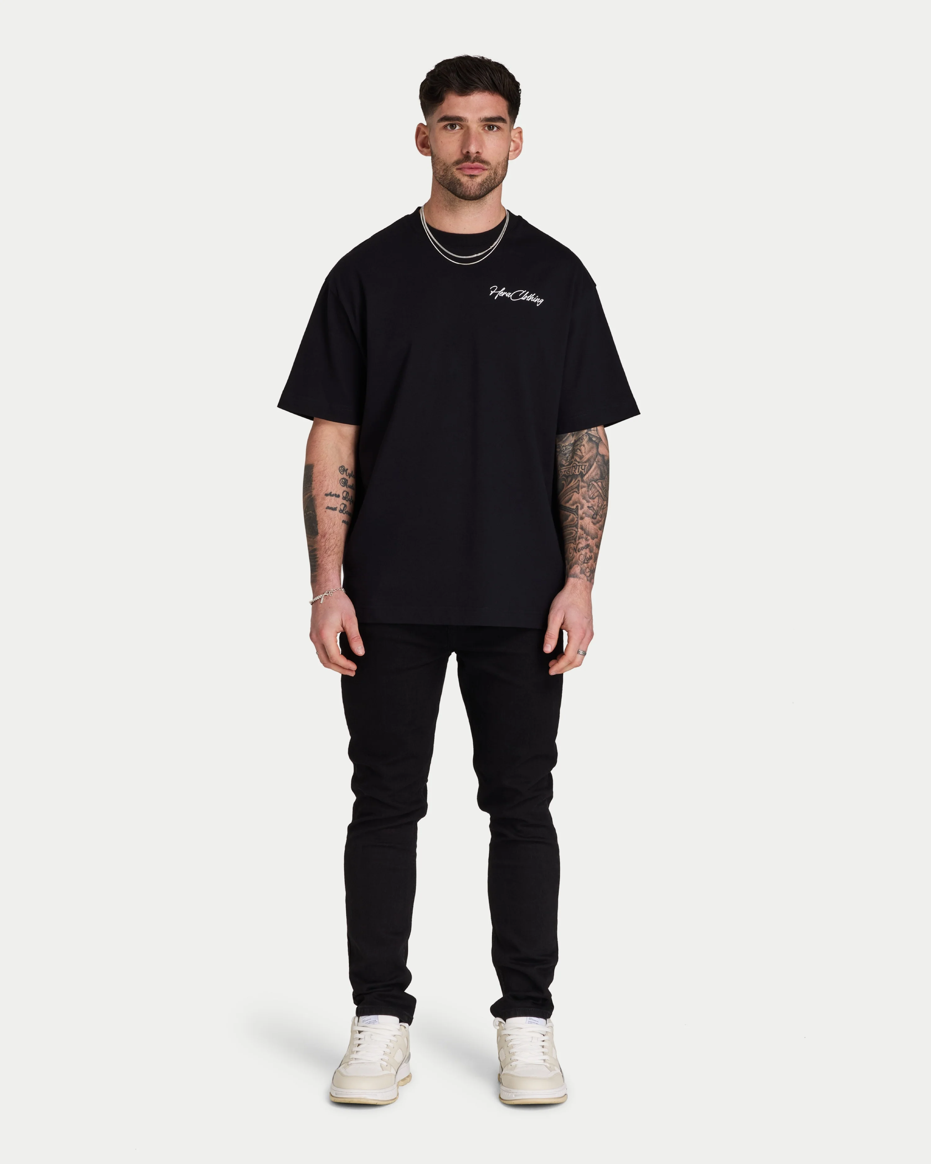 Mens Script Oversized T-shirt - Image 4