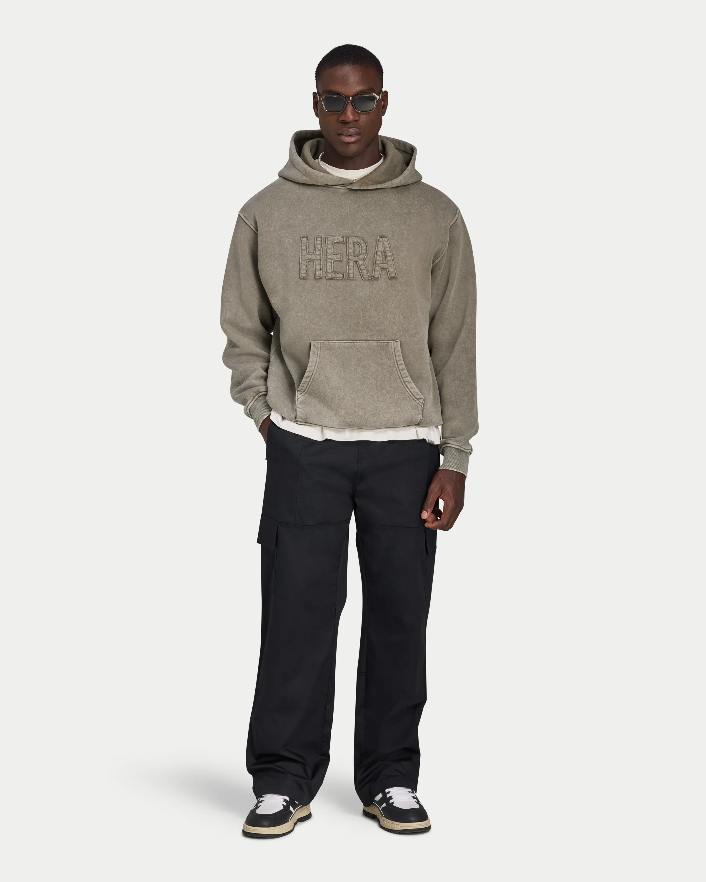 Mens Signature Washed Oversized Hoodie - Image 3