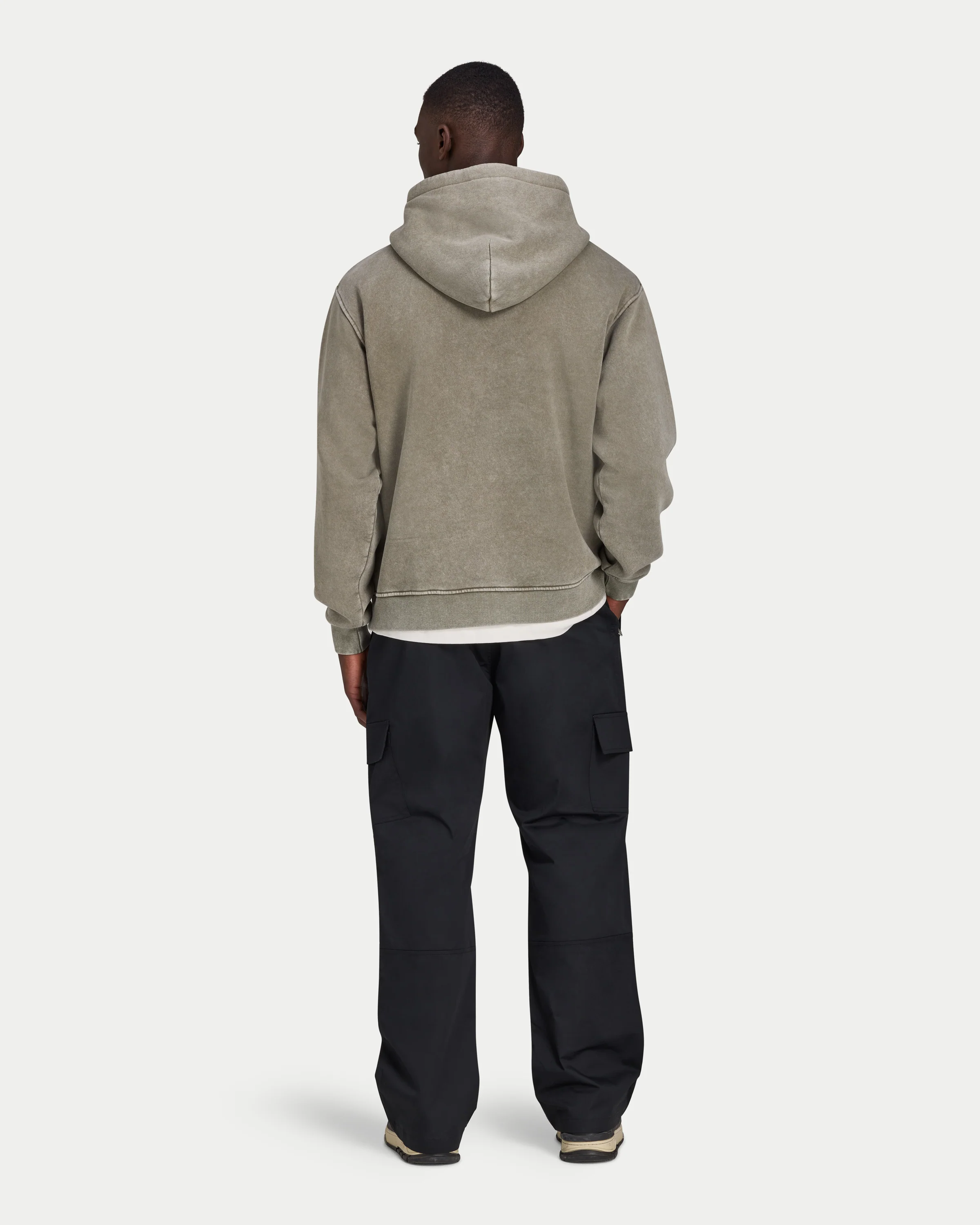 Mens Signature Washed Oversized Hoodie - Image 4