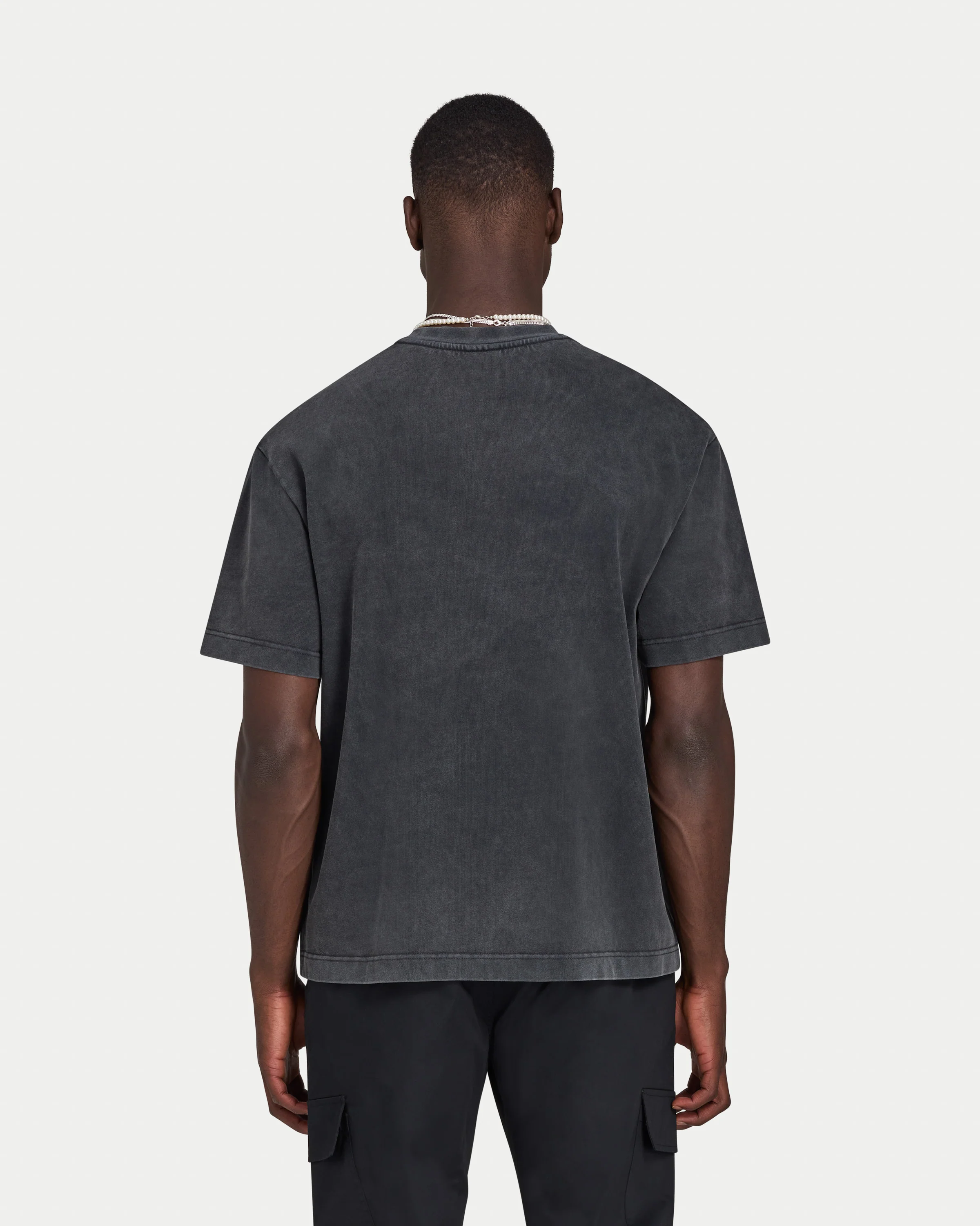 Mens Signature Washed Oversized T-shirt - Image 2