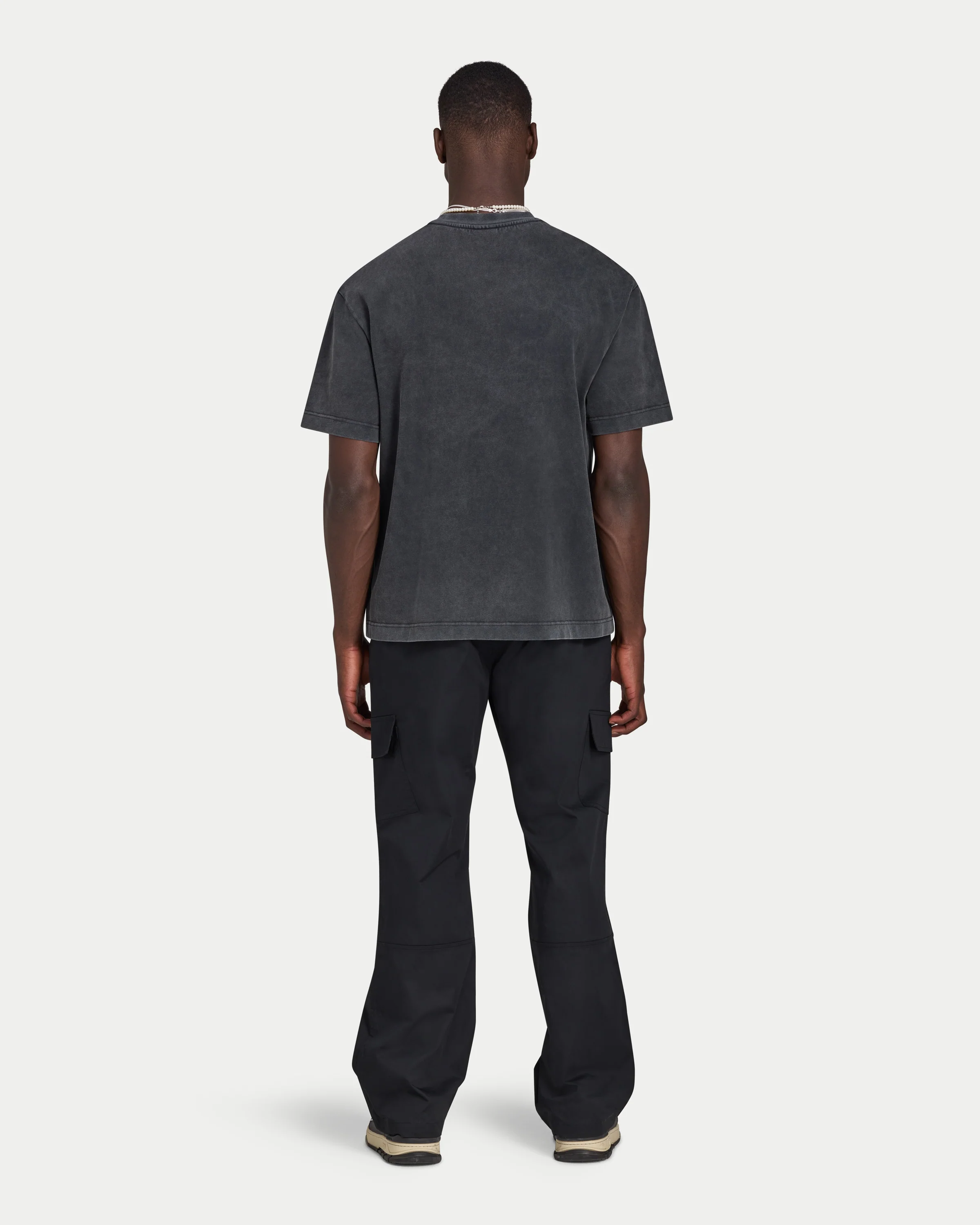 Mens Signature Washed Oversized T-shirt - Image 4