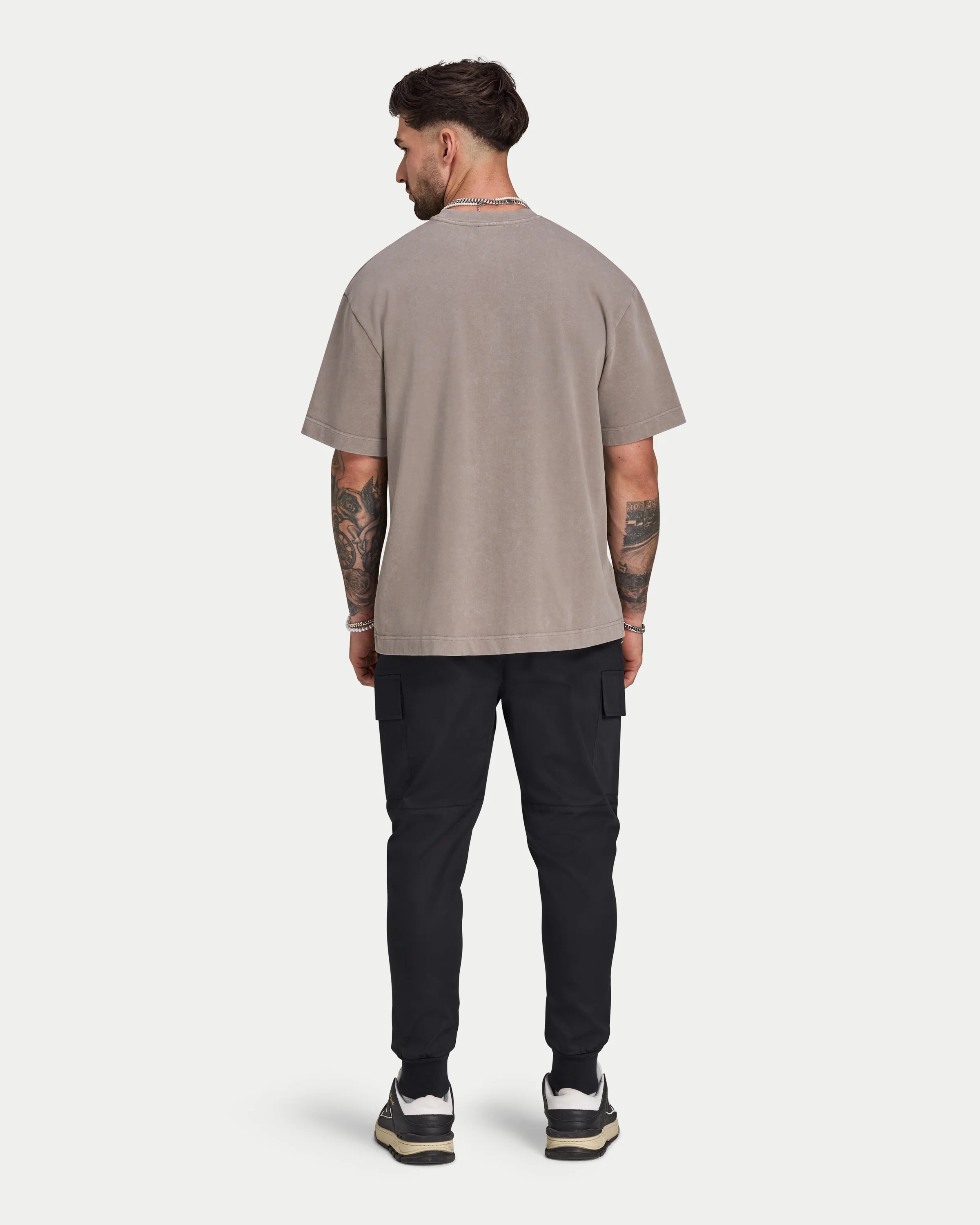 Mens Signature Washed Oversized T-shirt - Image 4
