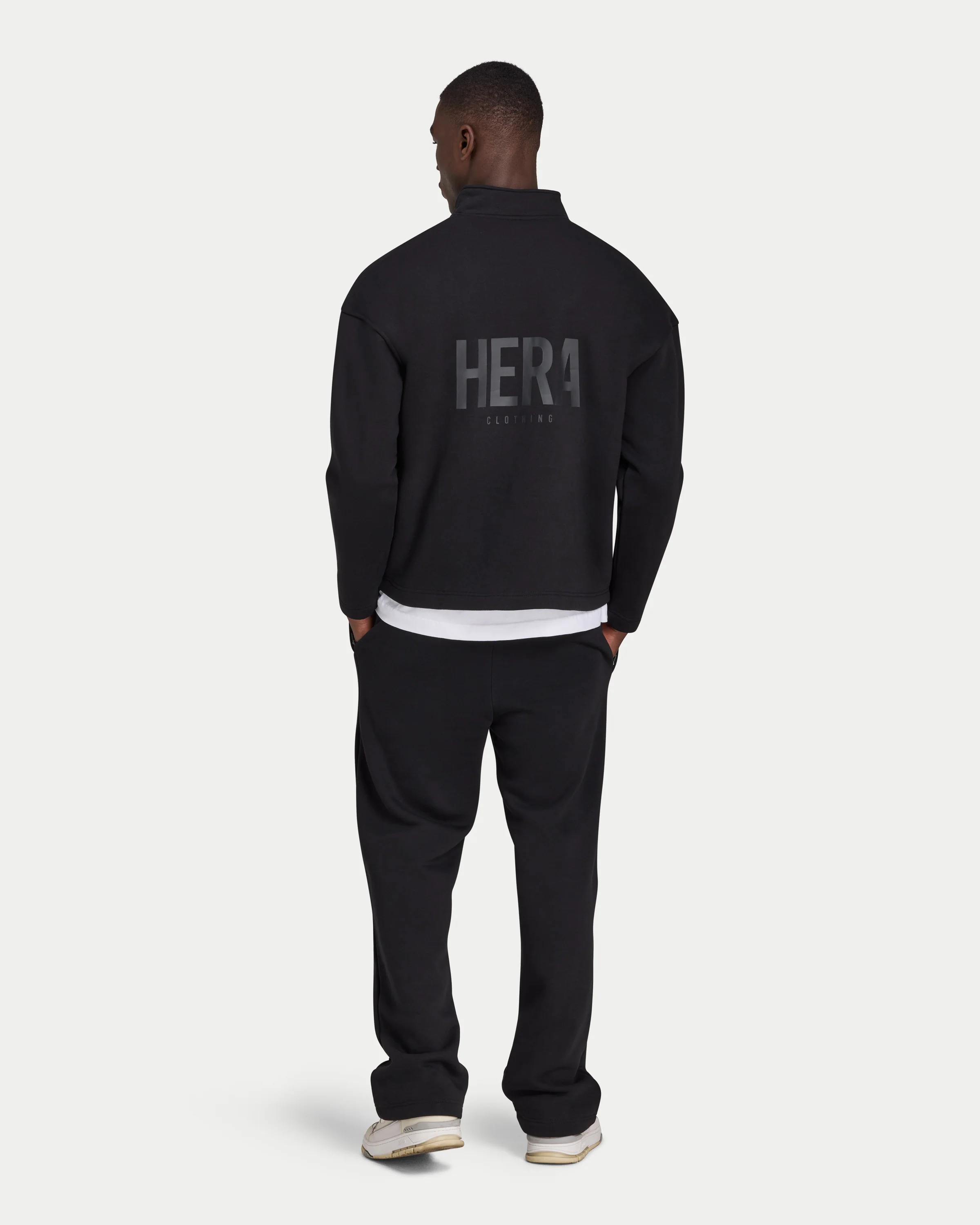Mens Staple Oversized ¼ Zip Sweatshirt - Image 4