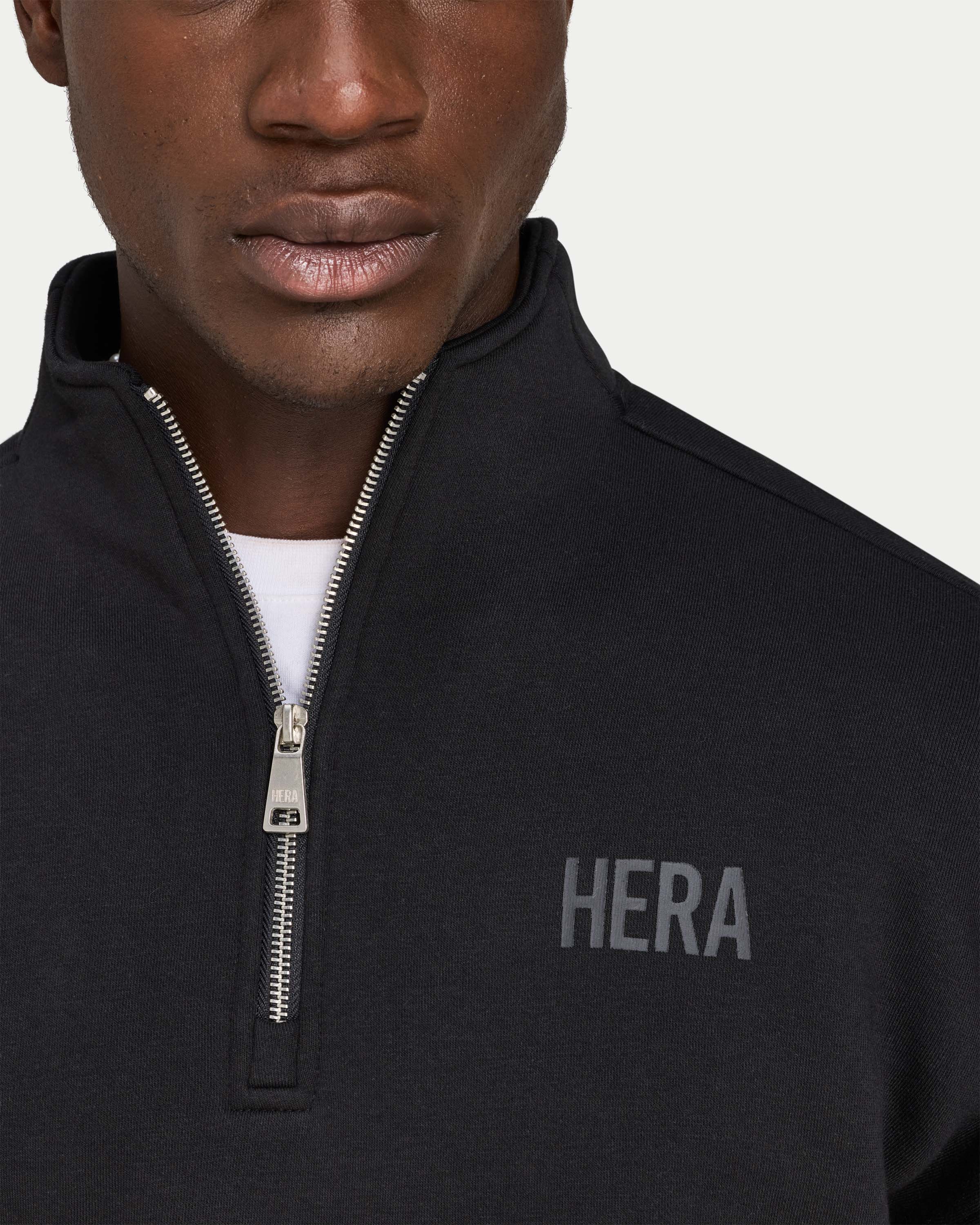 Mens Staple Oversized ¼ Zip Sweatshirt - Image 6